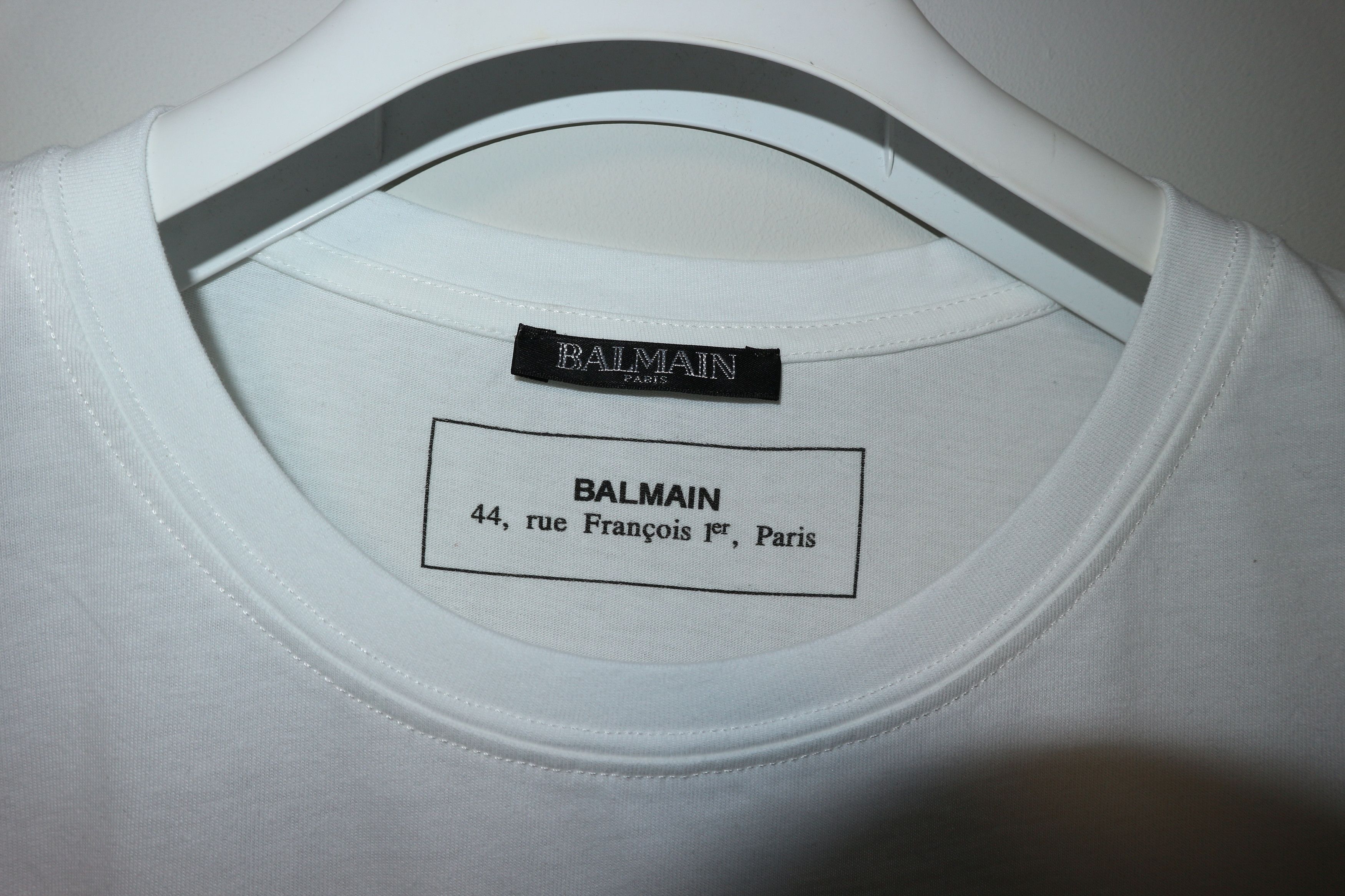 Balmain Logo print tshirt Size US L / EU 52-54 / 3 - 4 Thumbnail