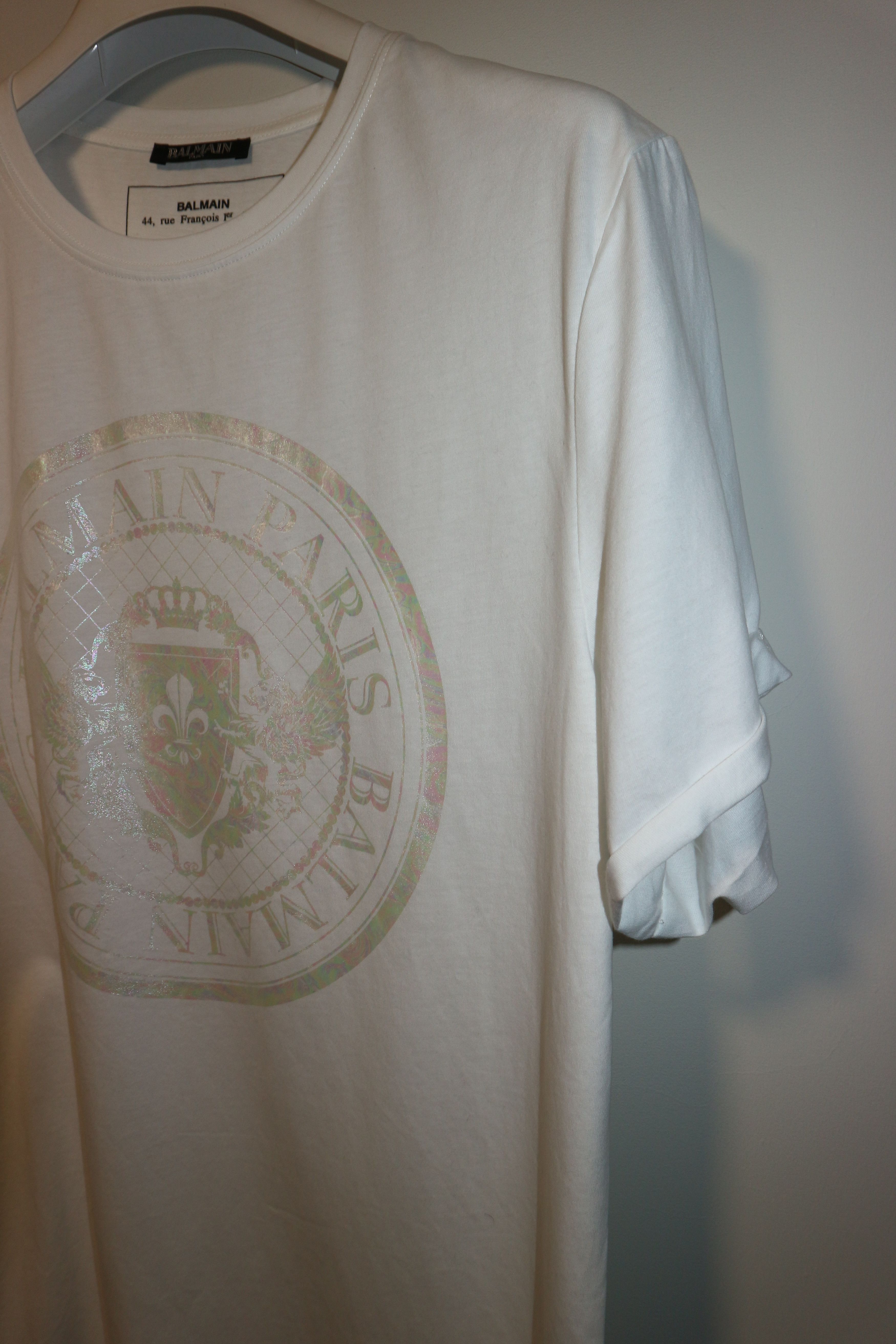 Balmain Logo print tshirt Size US L / EU 52-54 / 3 - 2 Thumbnail