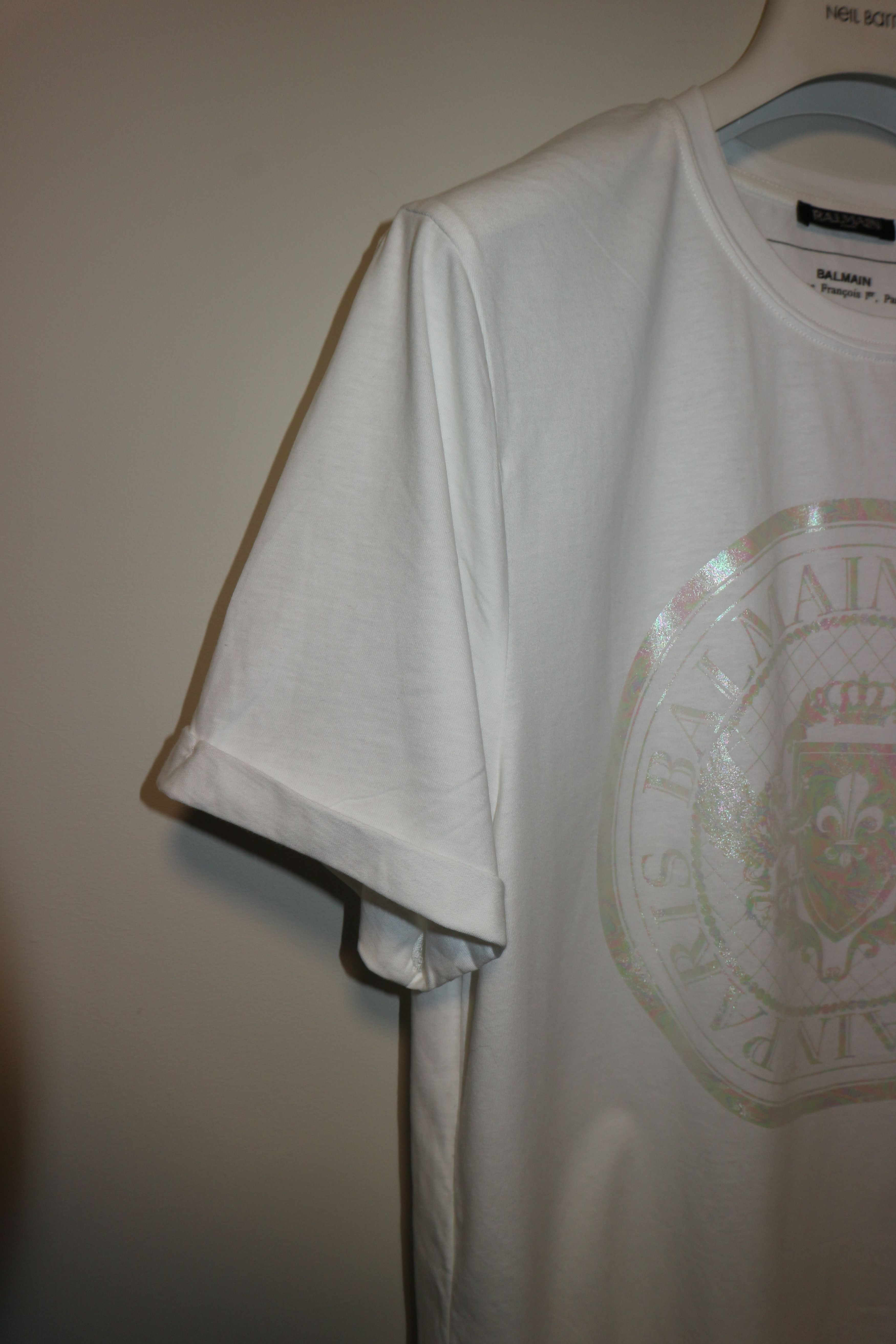 Balmain Logo print tshirt Size US L / EU 52-54 / 3 - 5 Thumbnail