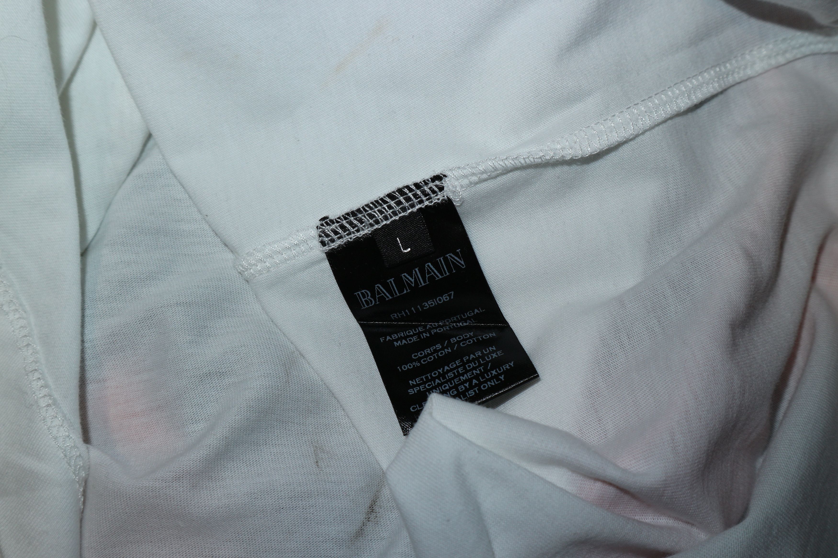 Balmain Logo print tshirt Size US L / EU 52-54 / 3 - 11 Thumbnail