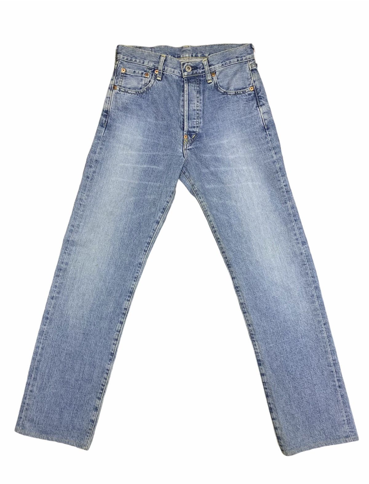 Levi's LEVIS Big E 702-XX Buckle Button Fly Selvedge Denim Jeans Size US 28 / EU 44 - 1 Thumbnail
