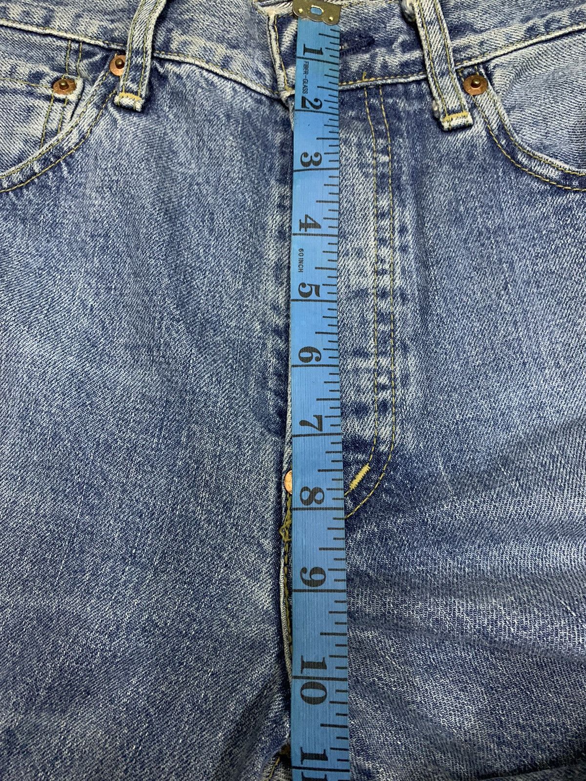 Levi's LEVIS Big E 702-XX Buckle Button Fly Selvedge Denim Jeans Size US 28 / EU 44 - 13 Thumbnail