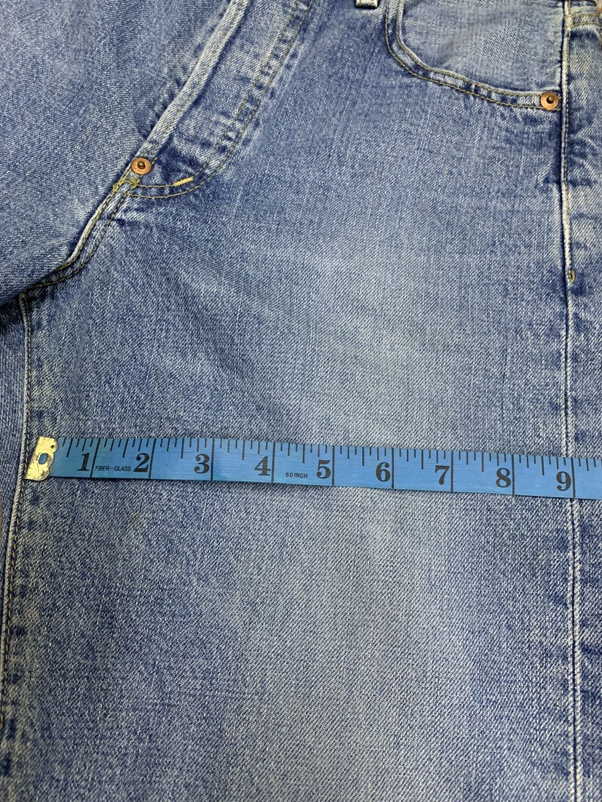 Levi's LEVIS Big E 702-XX Buckle Button Fly Selvedge Denim Jeans Size US 28 / EU 44 - 12 Thumbnail