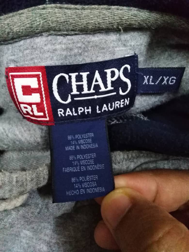 Chaps Ralph Lauren Vintage 90"s Chaps Ralph Lauren Hoodies Size US XL / EU 56 / 4 - 11 Thumbnail