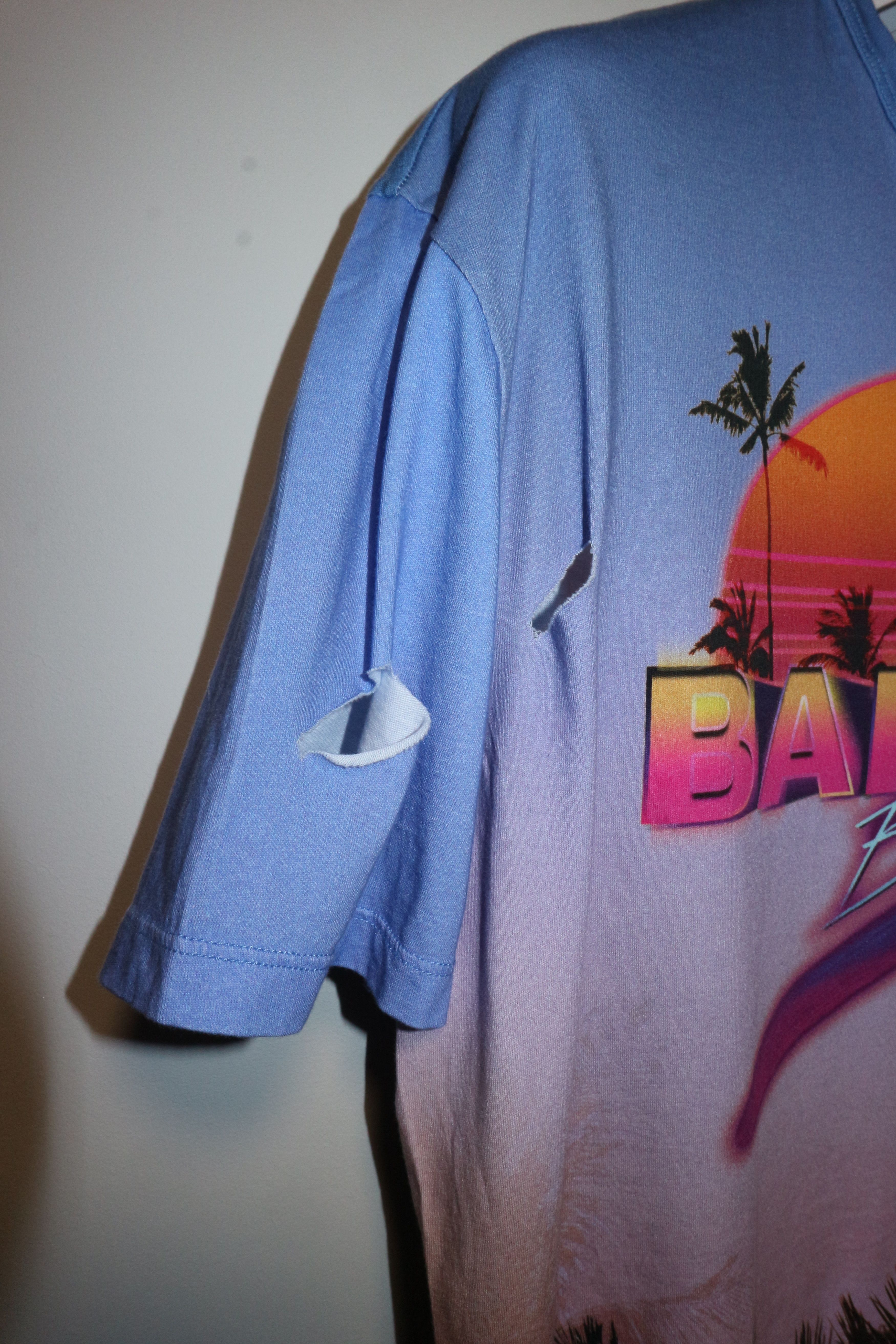 Balmain Logo print palms t-shirt Size US L / EU 52-54 / 3 - 5 Thumbnail