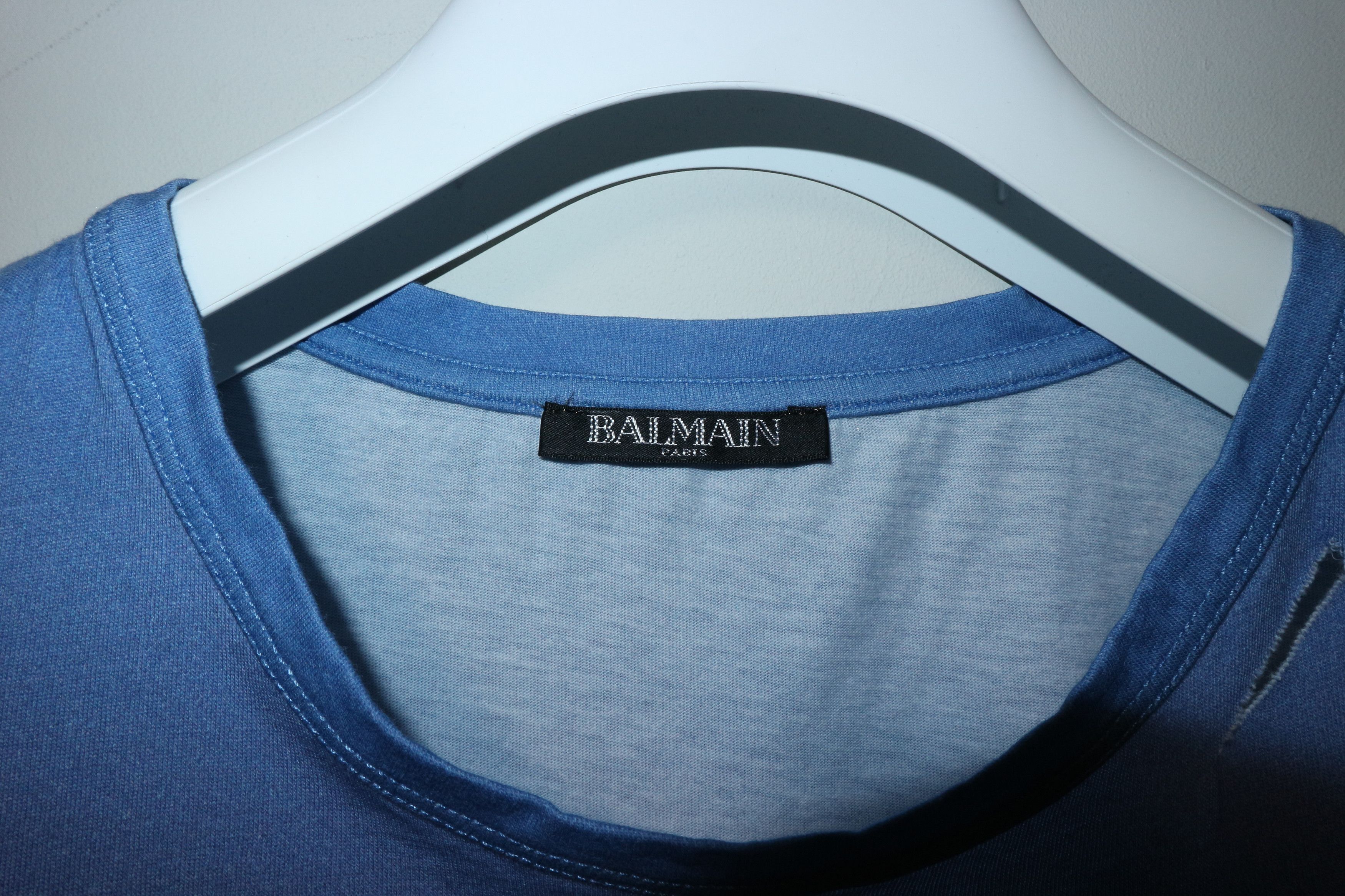 Balmain Logo print palms t-shirt Size US L / EU 52-54 / 3 - 3 Thumbnail