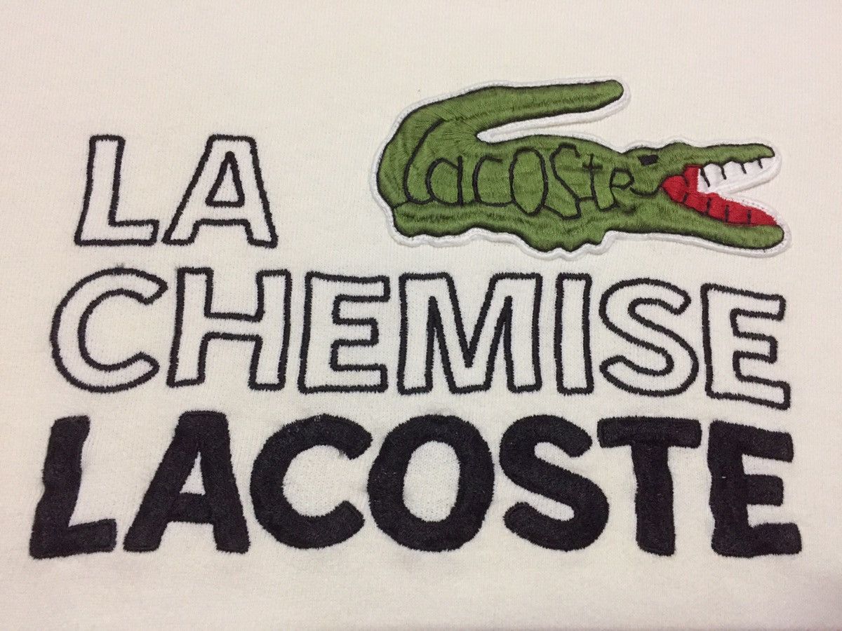 Lacoste Vintage 90’s Chemise Lacoste Sweatshirts Size US L / EU 52-54 / 3 - 3 Thumbnail