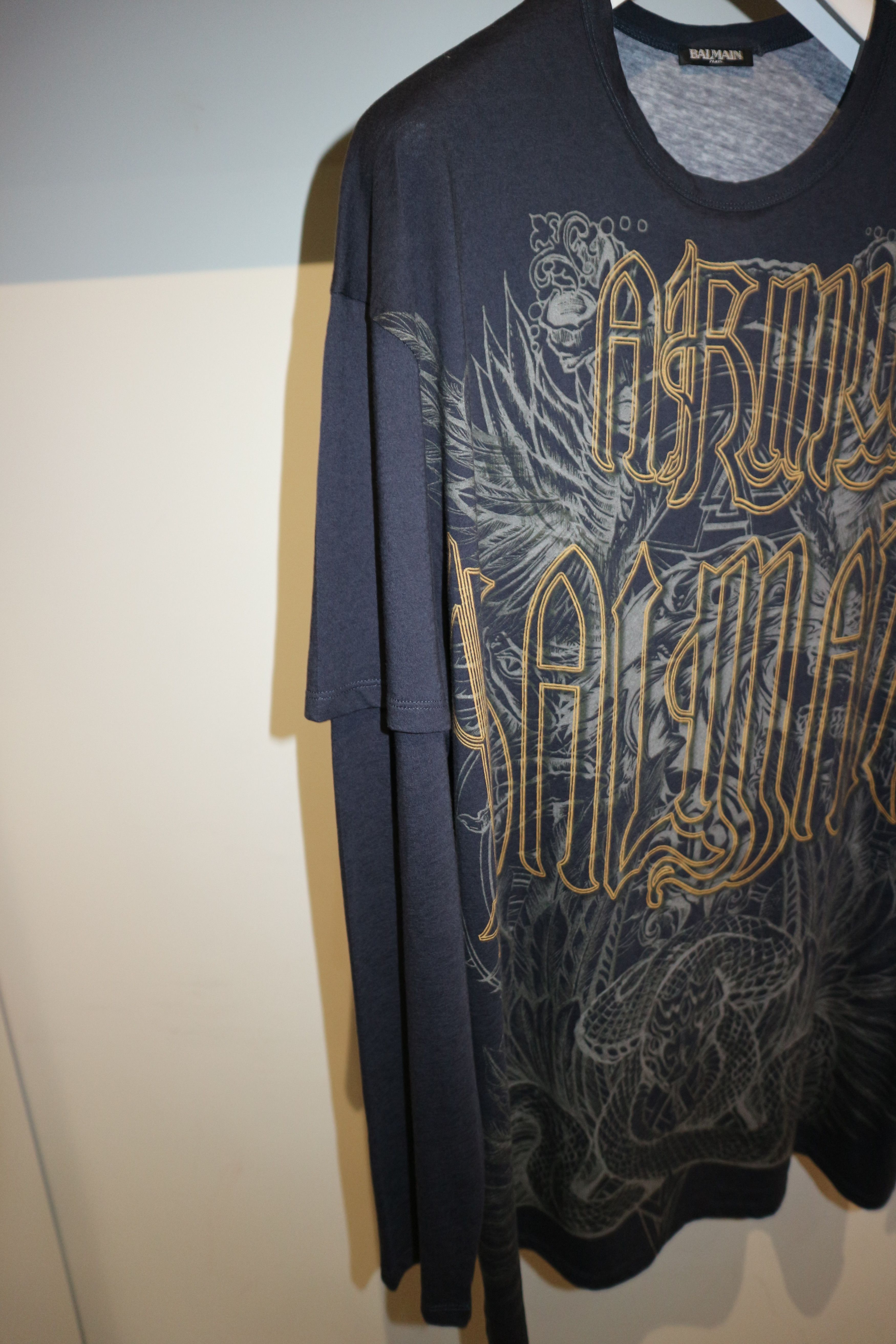 Balmain Circus double sleeve t-shirt Size US M / EU 48-50 / 2 - 2 Thumbnail