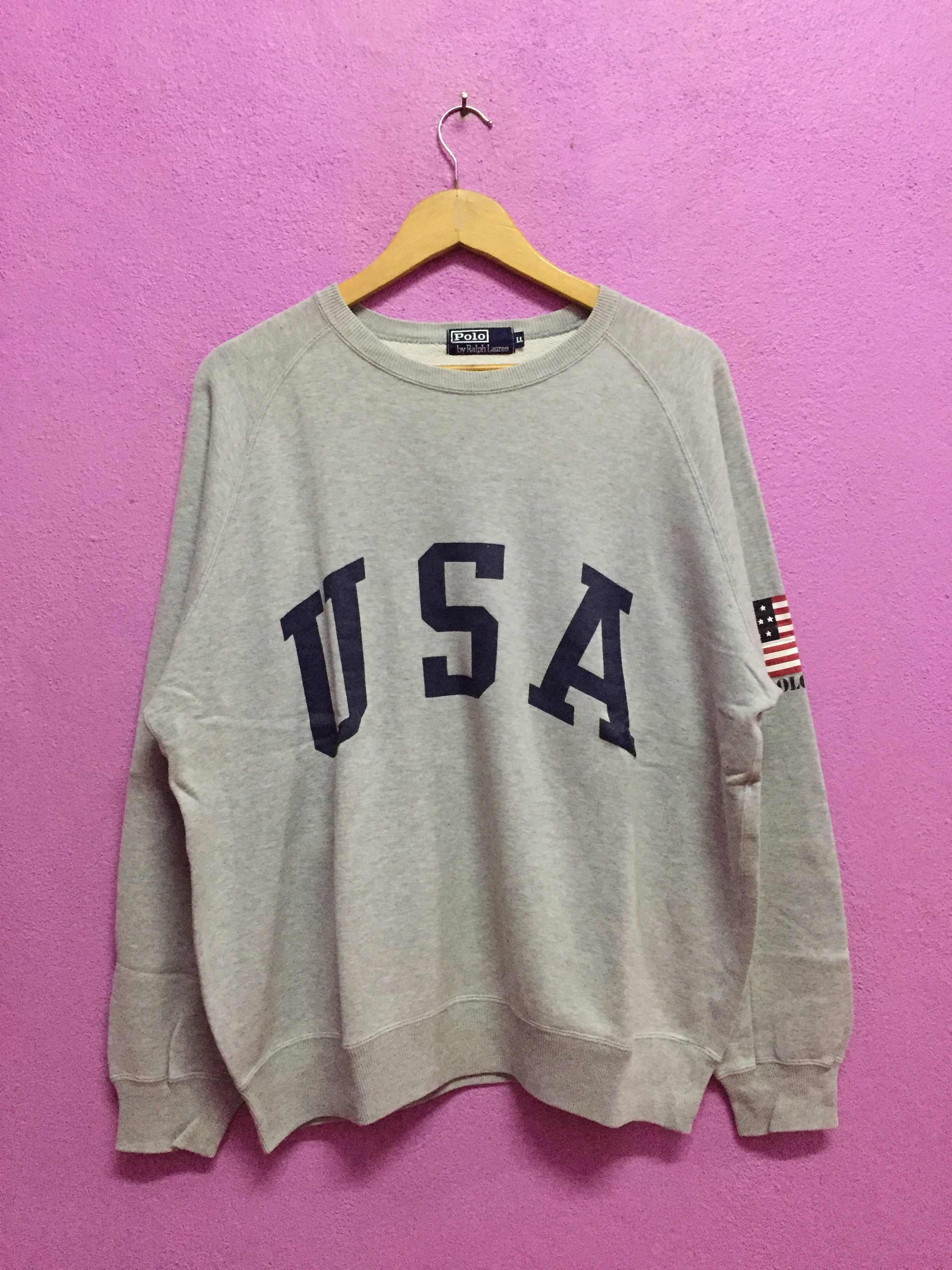 Polo Ralph Lauren Vintage 90's Polo By Ralph Lauren Sweatshirts Size LL Size US L / EU 52-54 / 3 - 1 Thumbnail