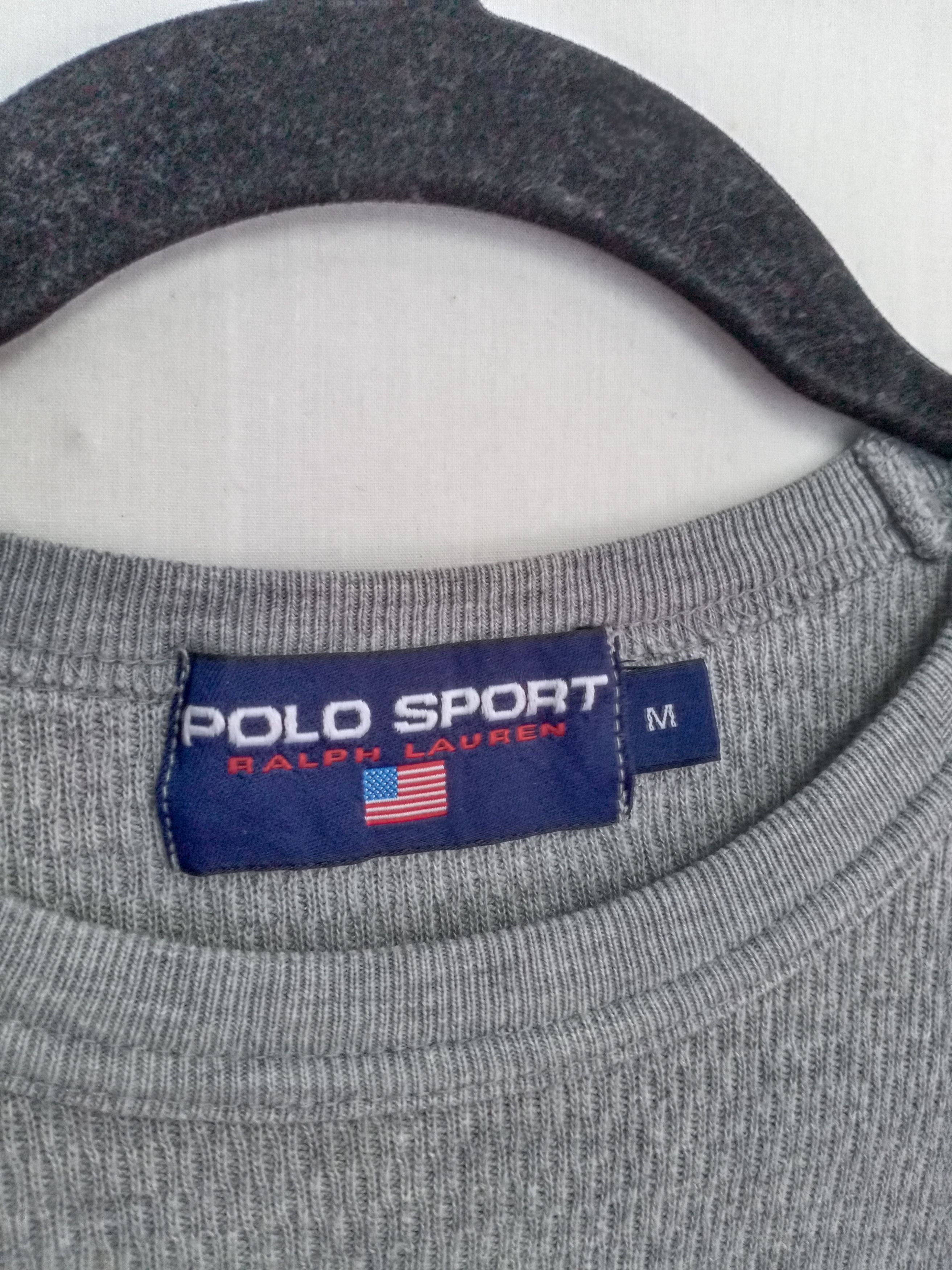 Polo Ralph Lauren × Vintage Vintage Polo Sport LS T-Shirt Big Logo 90s for woman Size US M / EU 48-50 / 2 - 5 Thumbnail