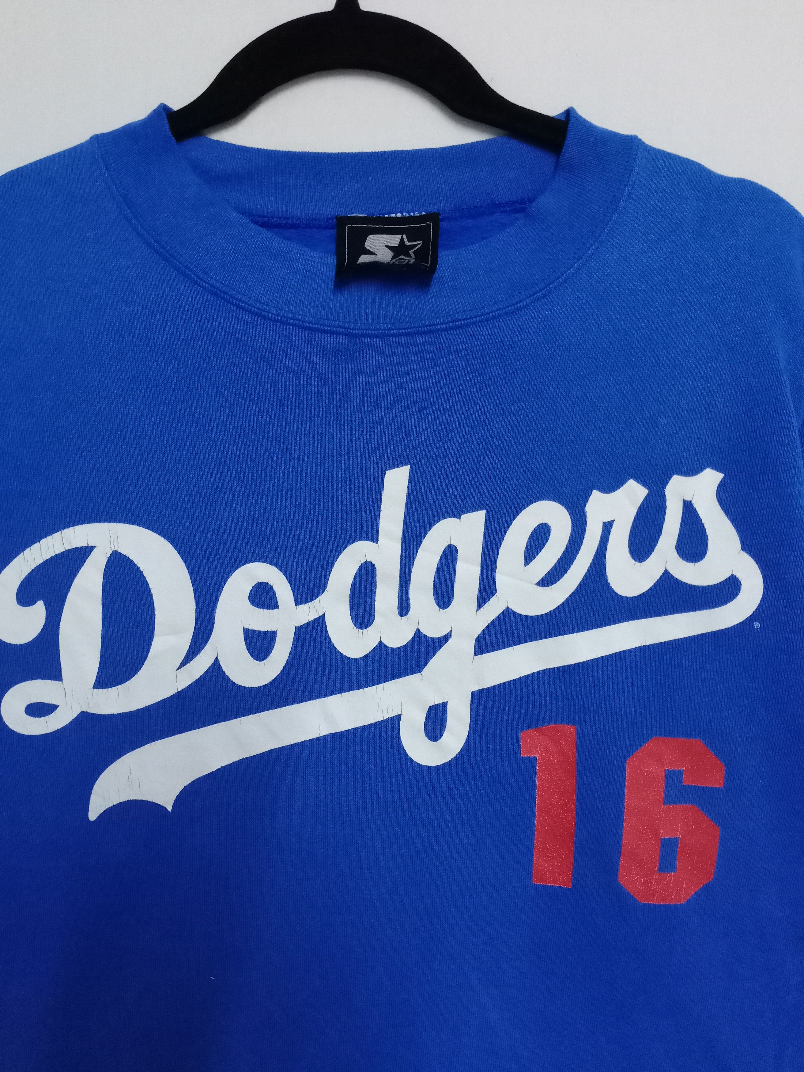 MLB × Starter 🔥Vintage🔥Starter Dodges Rugby NOMO by Starter Sweatshirt Size US L / EU 52-54 / 3 - 10 Thumbnail