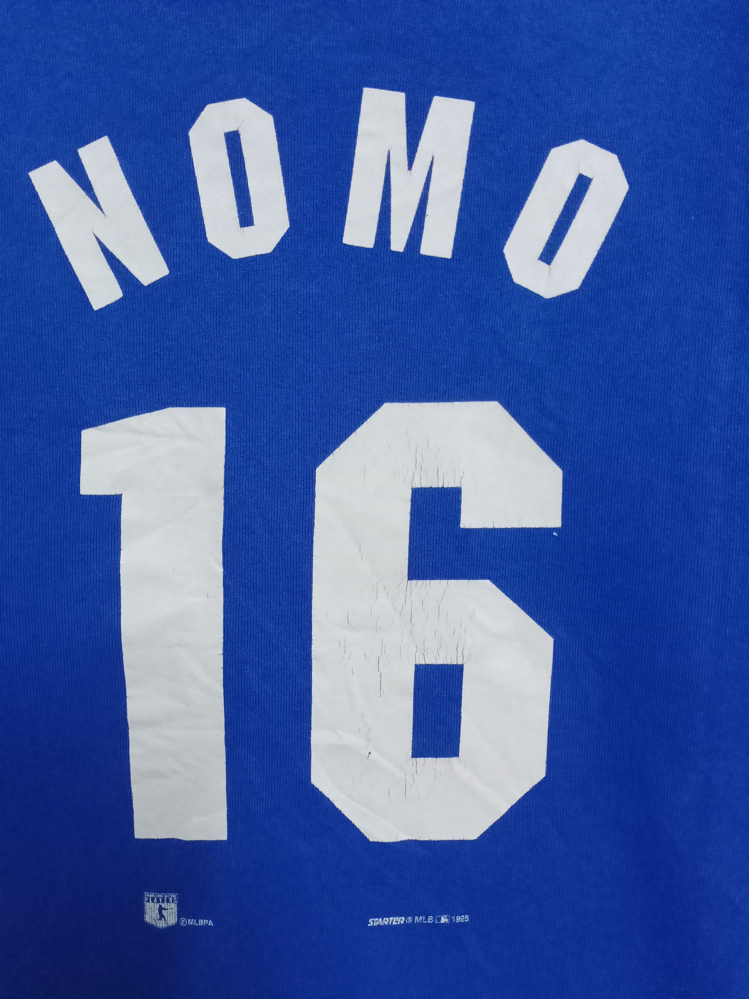 MLB × Starter 🔥Vintage🔥Starter Dodges Rugby NOMO by Starter Sweatshirt Size US L / EU 52-54 / 3 - 3 Thumbnail