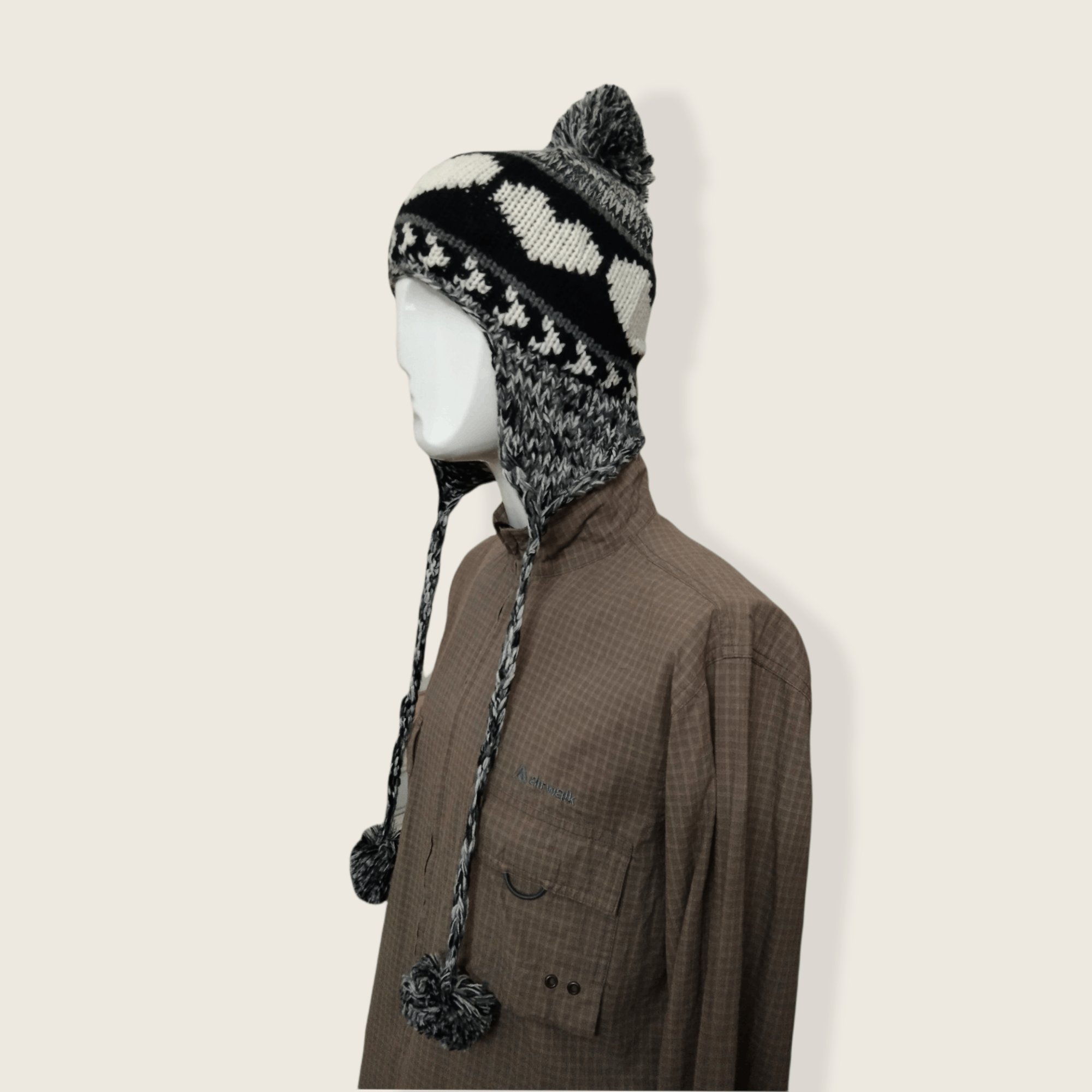 Edition Japan KNITTED EARMUFFS BEANIE UNKNOWN DESIGNER Size ONE SIZE - 9 Thumbnail