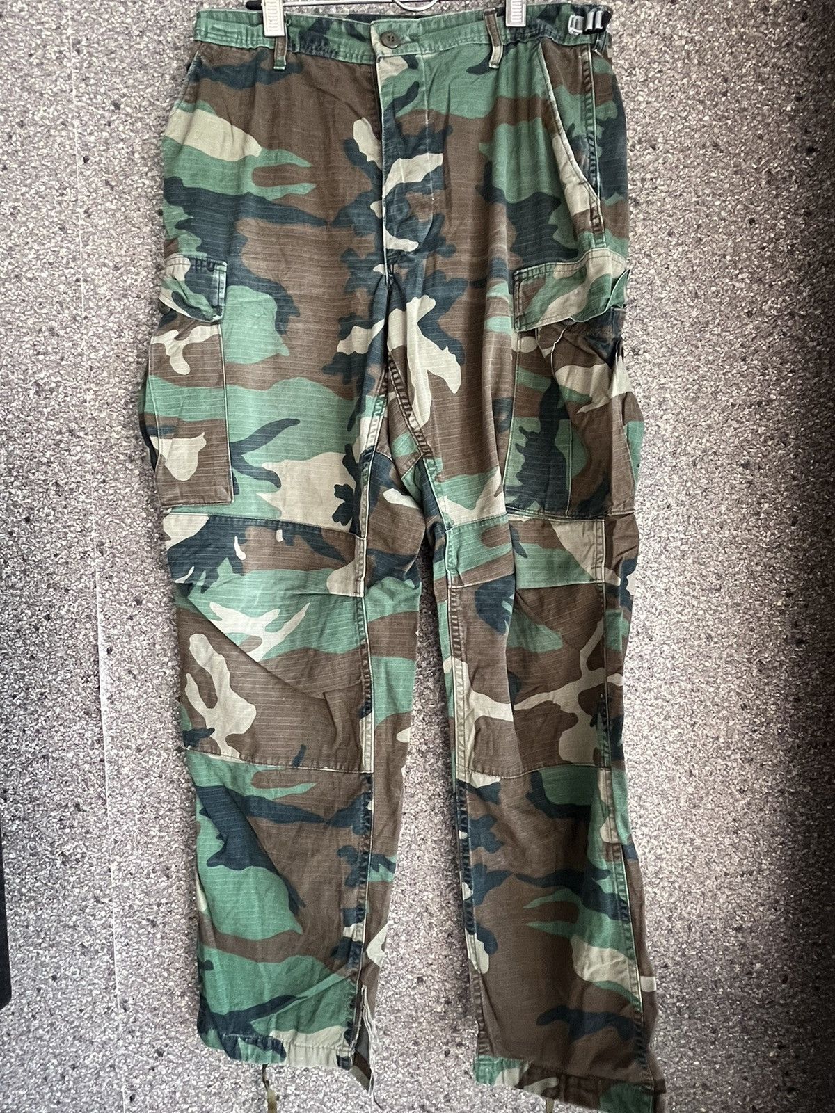 image of Distressed Denim x Made In USA Vintage Pants Ft50 in Army, Men's (Size 33)