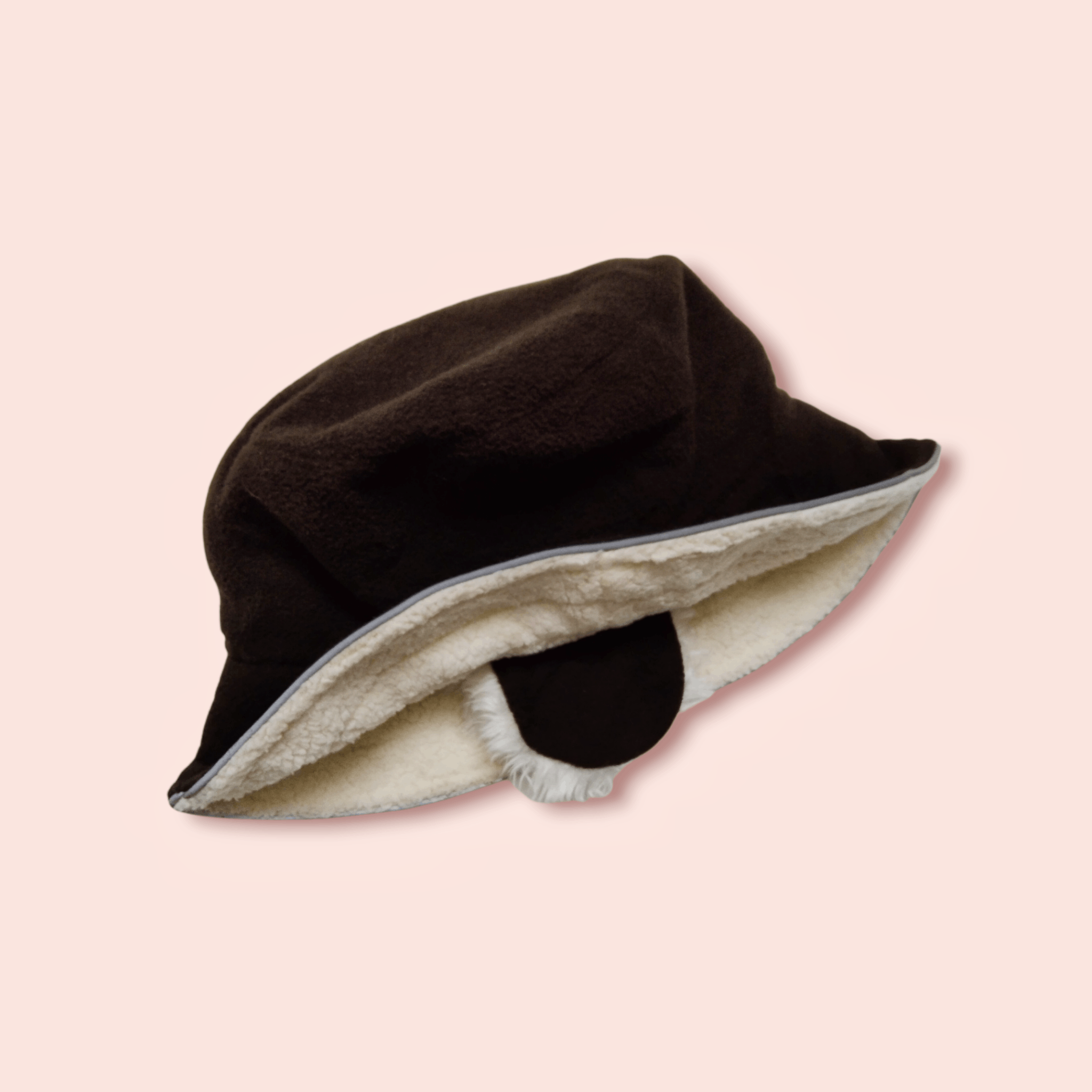 Japanese Brand RARE DESIGN SHERPA FLEECE EARFLAP BUCKET HAT Size ONE SIZE - 14 Thumbnail