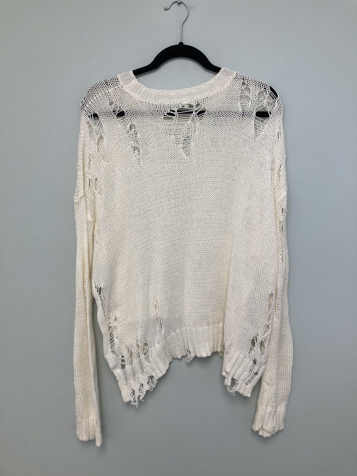 R13 Shredded side slit Sweater. Medium Size M / US 6-8 / IT 42-44 - 14 Thumbnail