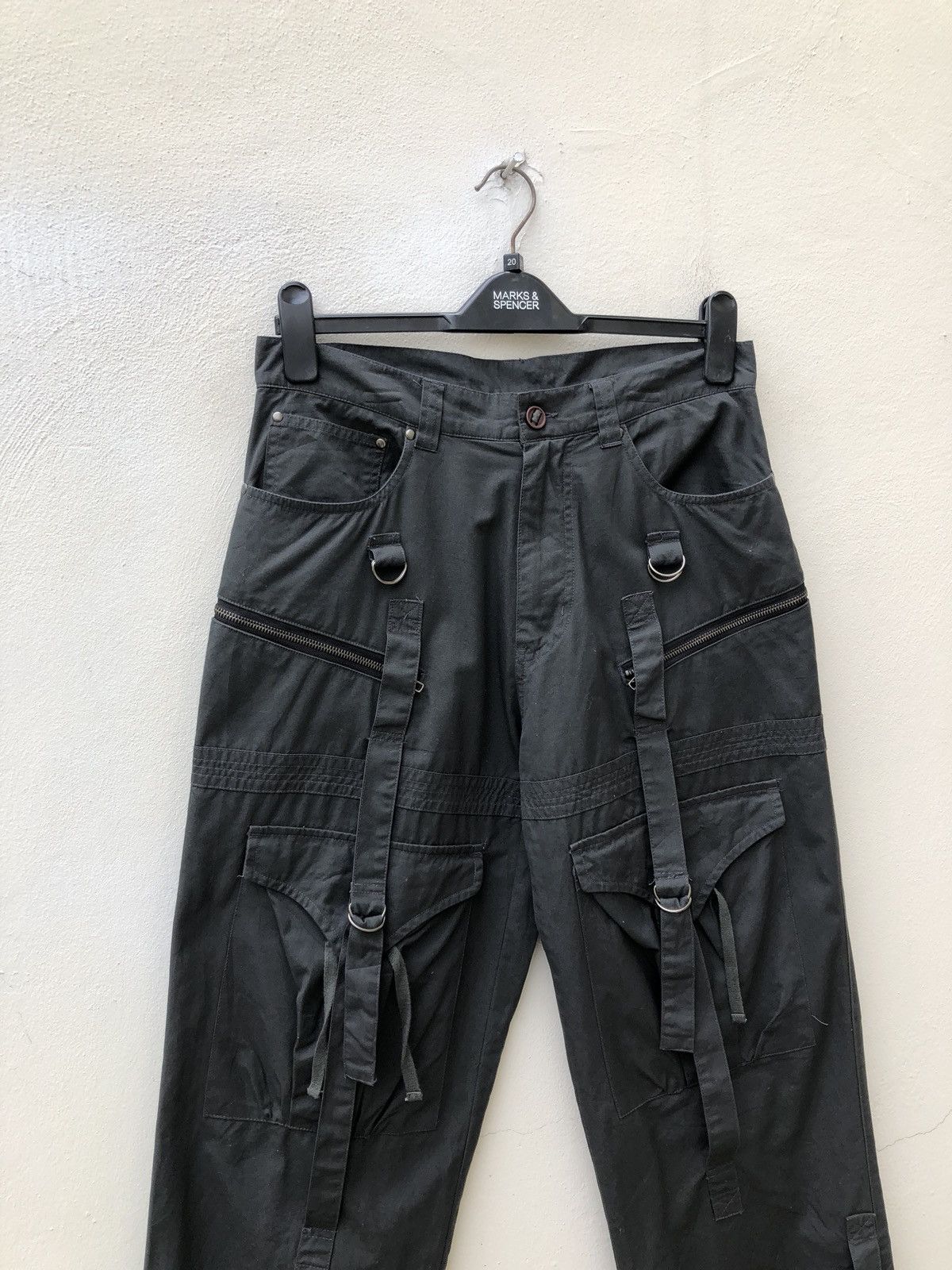Vintage Japan SAUVER Wide Bondage Tactical Parachute Cargo Size US 30 / EU 46 - 7 Thumbnail