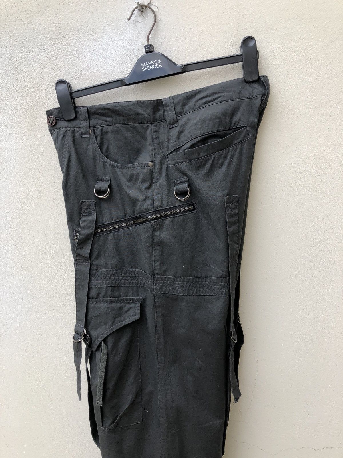 Vintage Japan SAUVER Wide Bondage Tactical Parachute Cargo Size US 30 / EU 46 - 16 Thumbnail