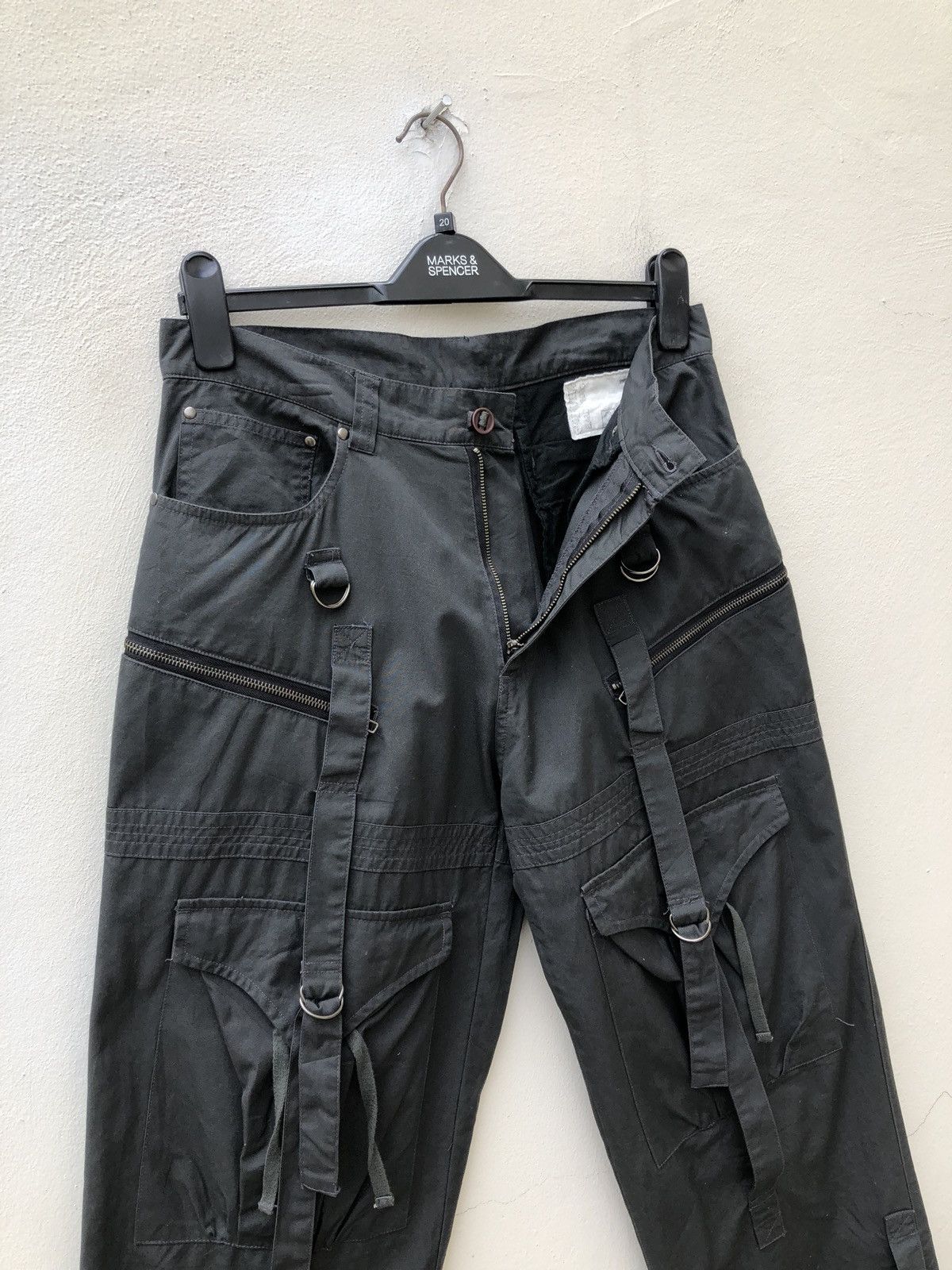 Vintage Japan SAUVER Wide Bondage Tactical Parachute Cargo Size US 30 / EU 46 - 9 Thumbnail