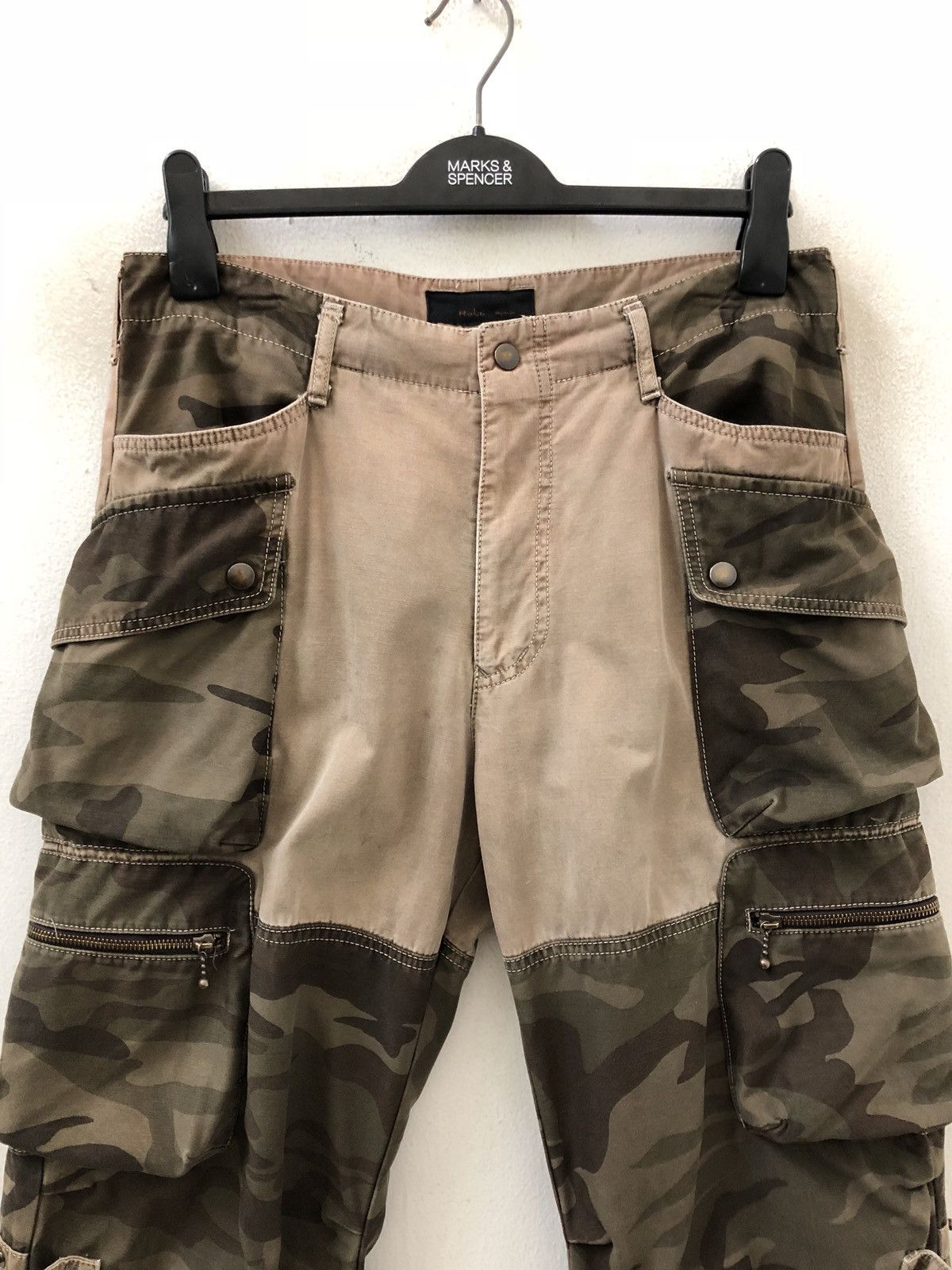 Kiminori Morishita Halb Japan Multiple 8 Pocket Bondage Adjustable Leg Cargo Size US 31 - 2 Thumbnail