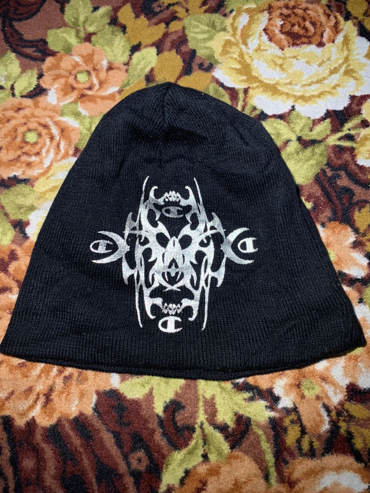 Champion Champion Very Rare Watch Hat Dragon Print Design Size ONE SIZE - 2 Thumbnail
