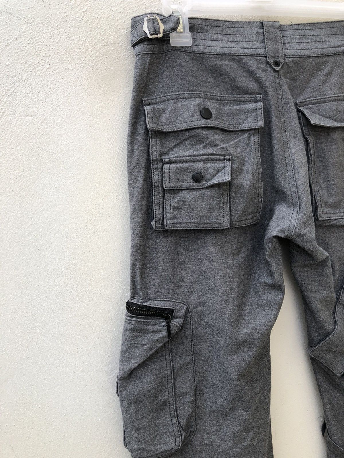 Morgan Homme Morgan Homme Japan Tactical Bondage Flare Cargo Trouser Pant Size US 29 - 17 Thumbnail