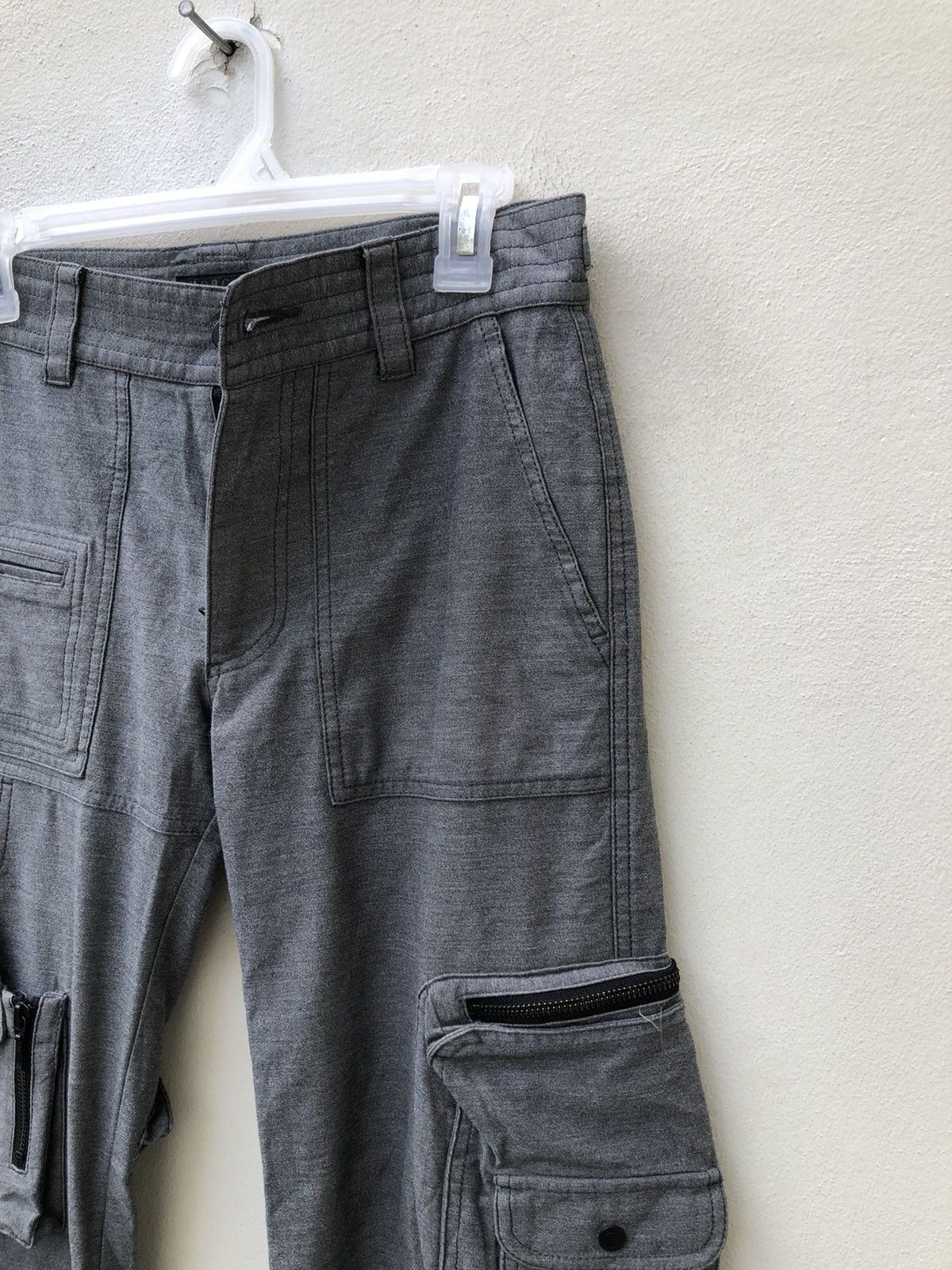 Morgan Homme Morgan Homme Japan Tactical Bondage Flare Cargo Trouser Pant Size US 29 - 12 Thumbnail