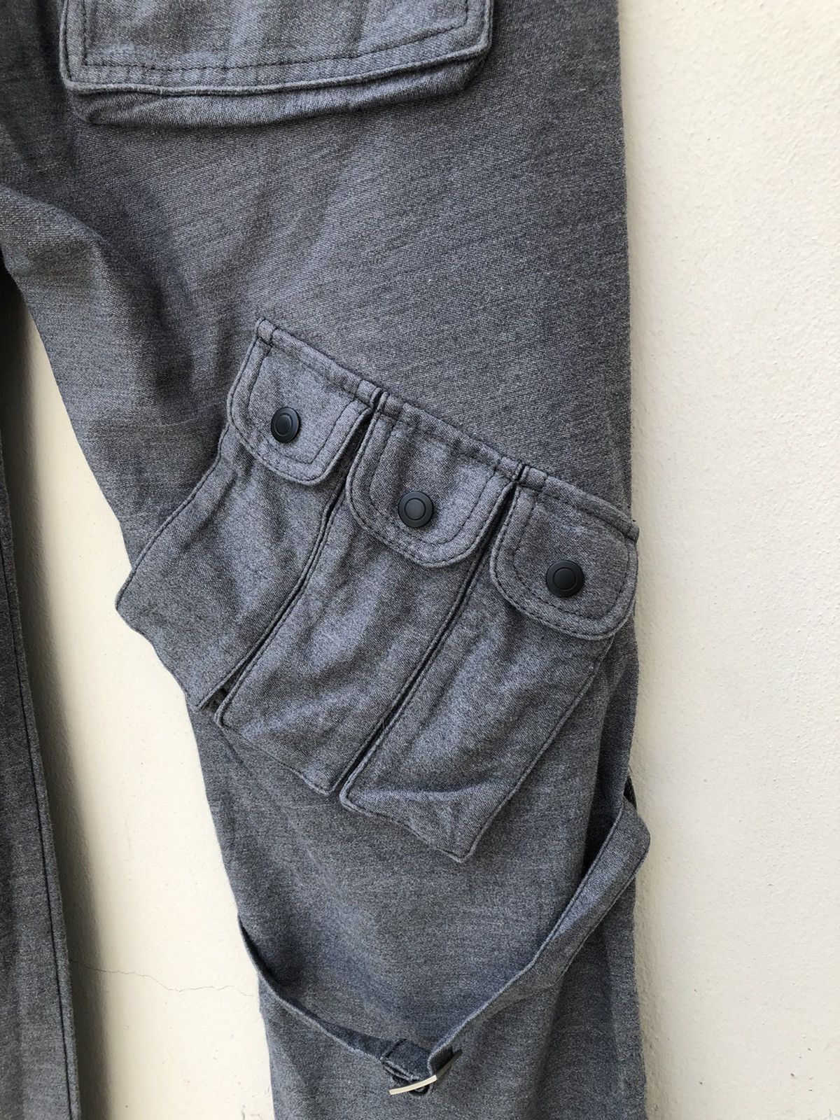 Morgan Homme Morgan Homme Japan Tactical Bondage Flare Cargo Trouser Pant Size US 29 - 20 Thumbnail