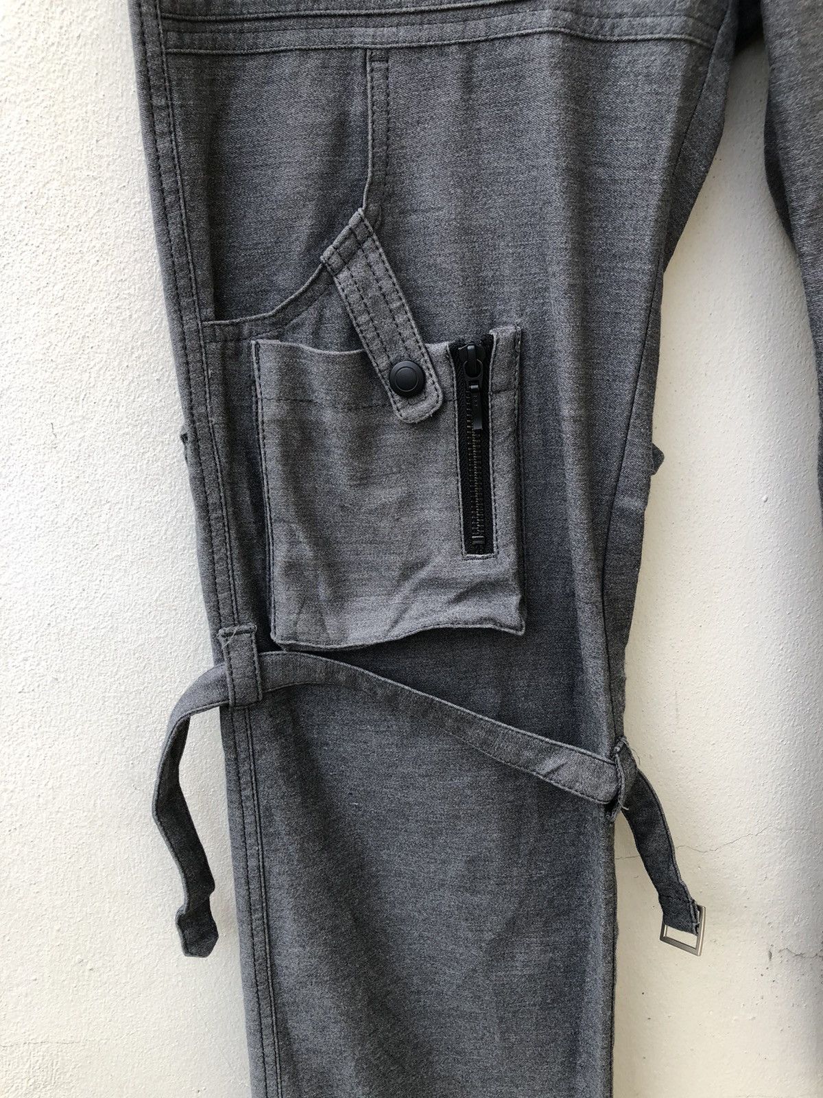 Morgan Homme Morgan Homme Japan Tactical Bondage Flare Cargo Trouser Pant Size US 29 - 10 Thumbnail