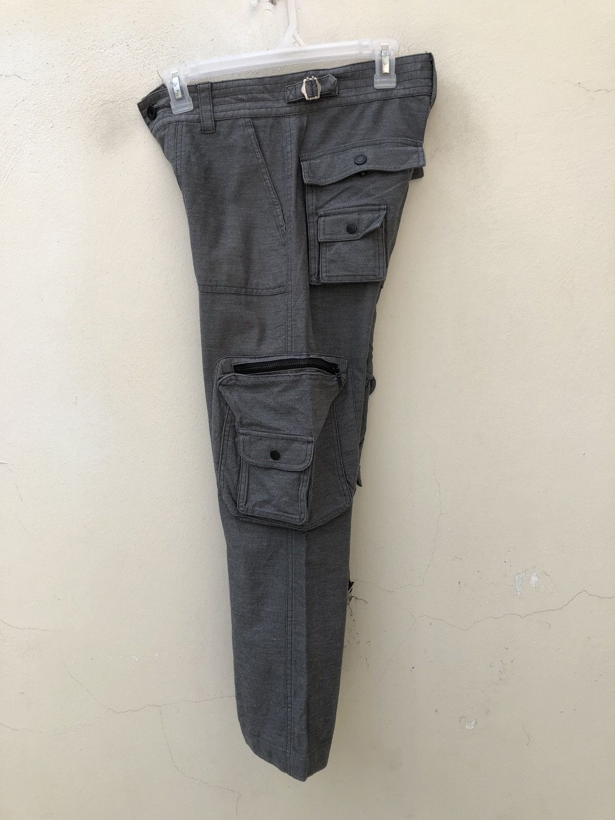 Morgan Homme Morgan Homme Japan Tactical Bondage Flare Cargo Trouser Pant Size US 29 - 21 Thumbnail