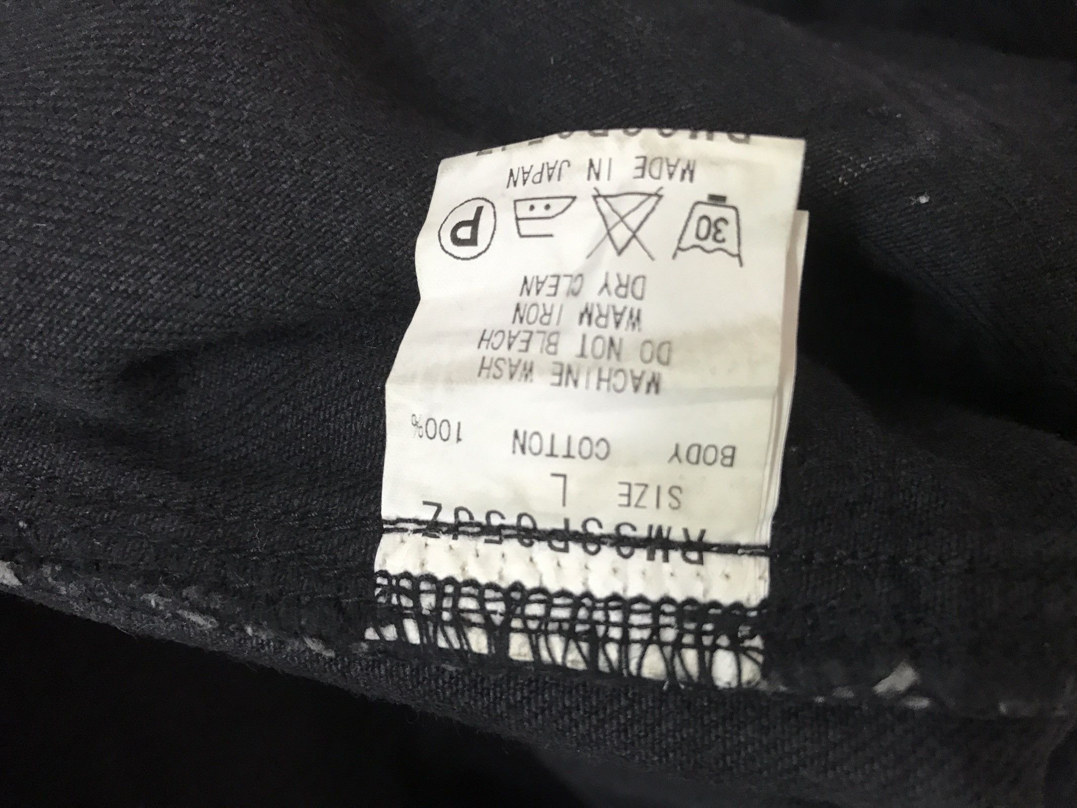 Vintage Royal Palm Made in Japan Zippers Black Bondage Cargo Denim Size US 34 / EU 50 - 18 Thumbnail