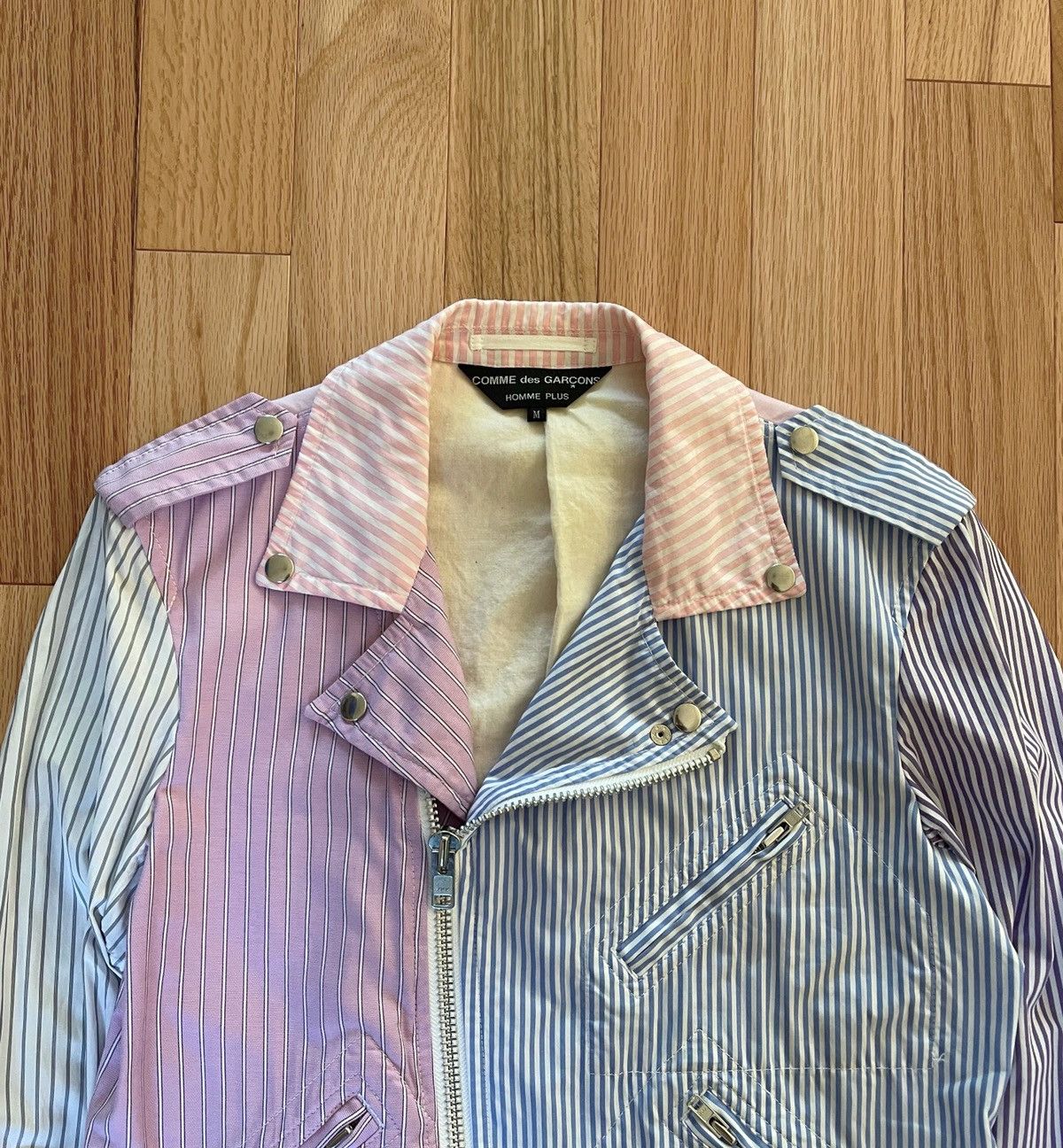 Comme des Garcons SS2013 Comme Des Garcons Homme Plus Nylon Biker Jacket Size US M / EU 48-50 / 2 - 3 Thumbnail