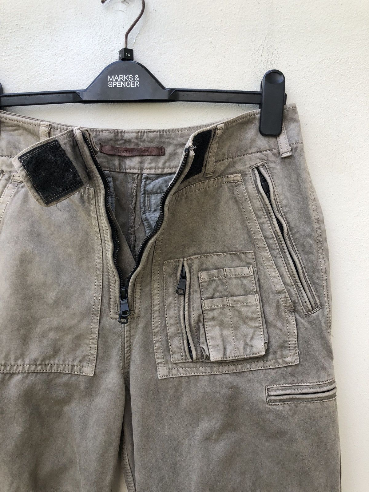 RIPVANWINKLE RipVanWinkle Japan Thick Parachute Bondage Cargo Pant Size US 31 - 5 Thumbnail