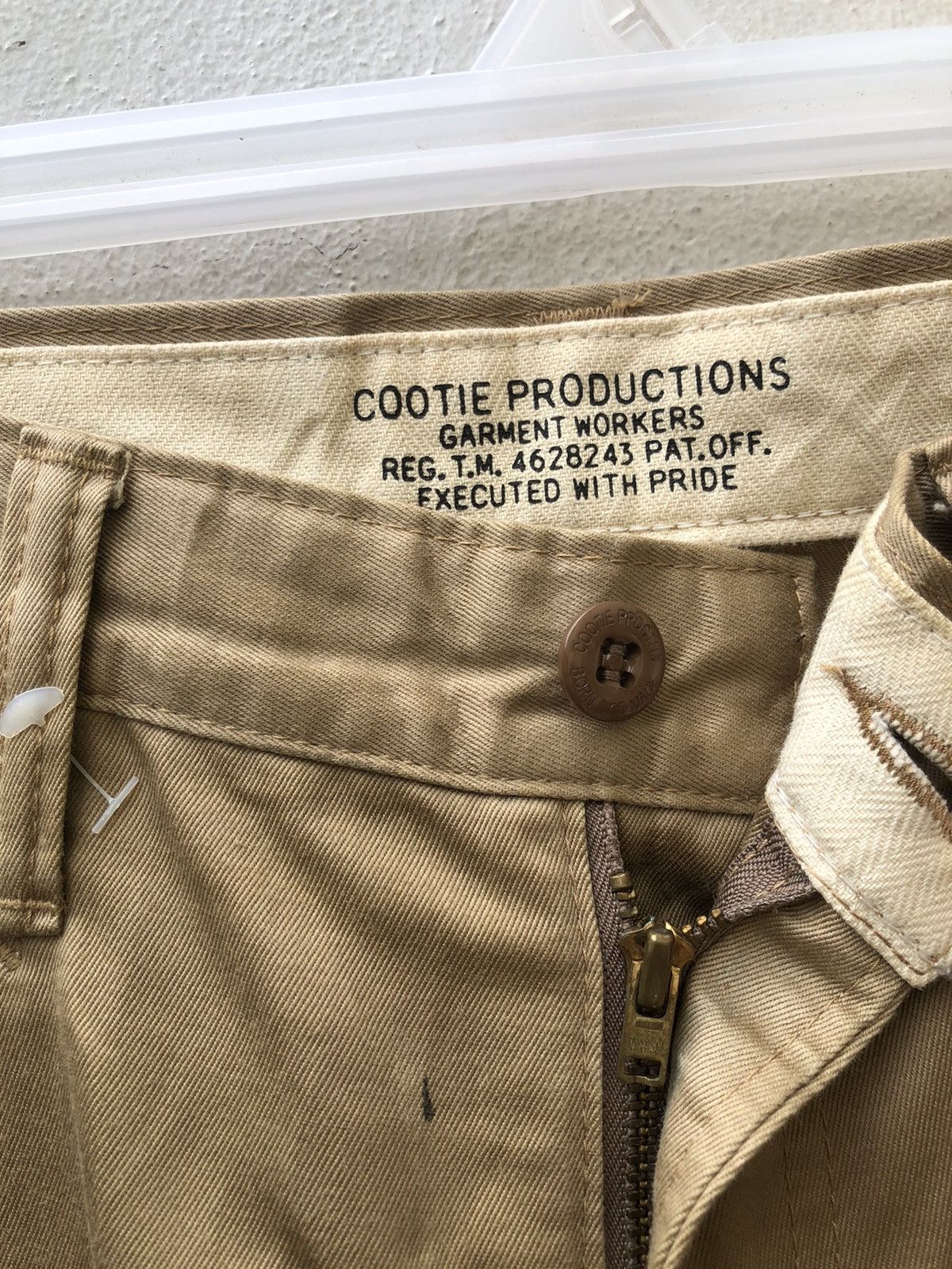 Nepenthes Cootie Original Garments Japan Hand Made Khaki Trouser Pant Size US 32 / EU 48 - 3 Thumbnail