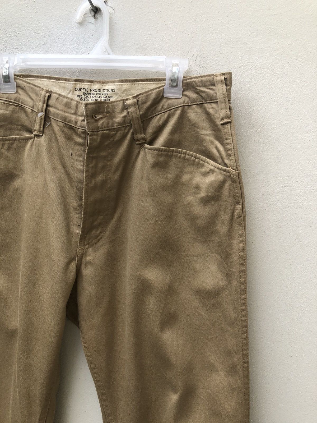 Nepenthes Cootie Original Garments Japan Hand Made Khaki Trouser Pant Size US 32 / EU 48 - 7 Thumbnail