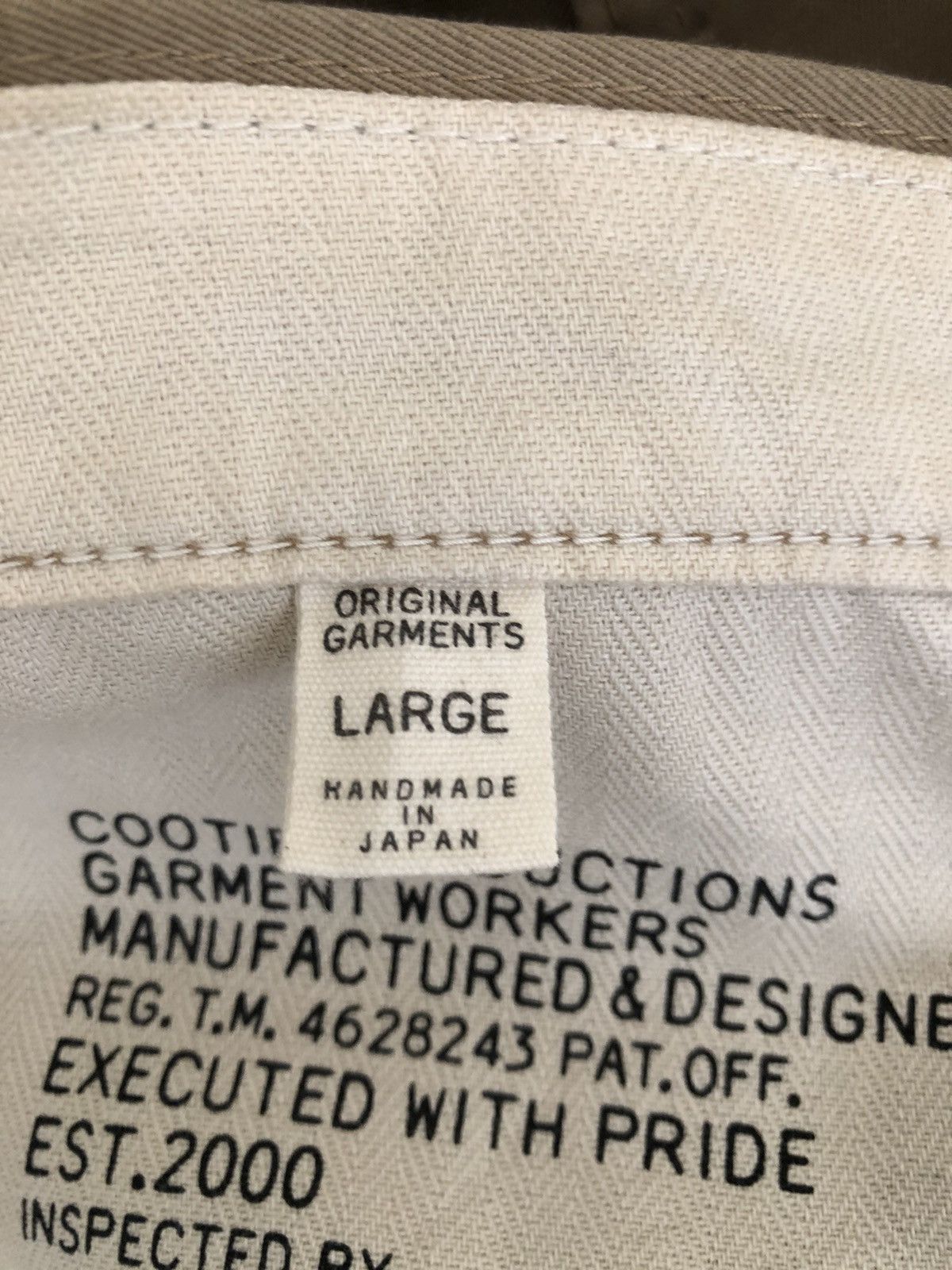 Nepenthes Cootie Original Garments Japan Hand Made Khaki Trouser Pant Size US 32 / EU 48 - 20 Thumbnail