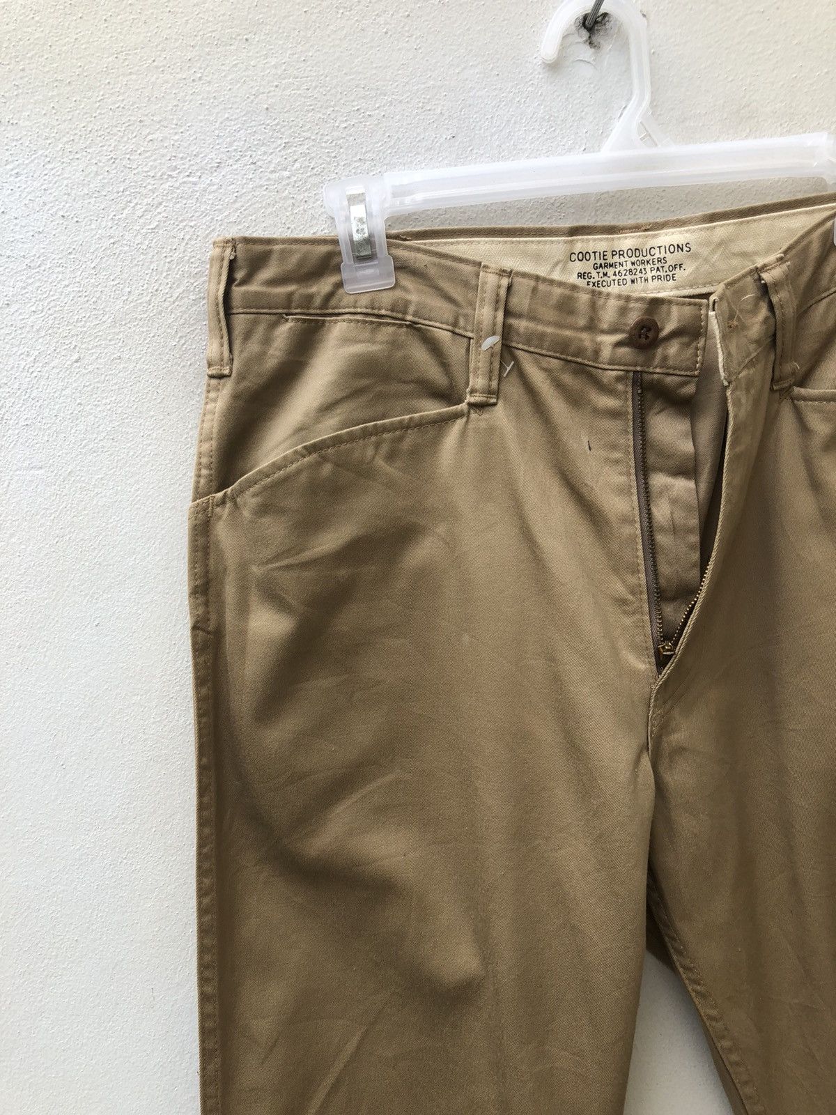 Nepenthes Cootie Original Garments Japan Hand Made Khaki Trouser Pant Size US 32 / EU 48 - 4 Thumbnail