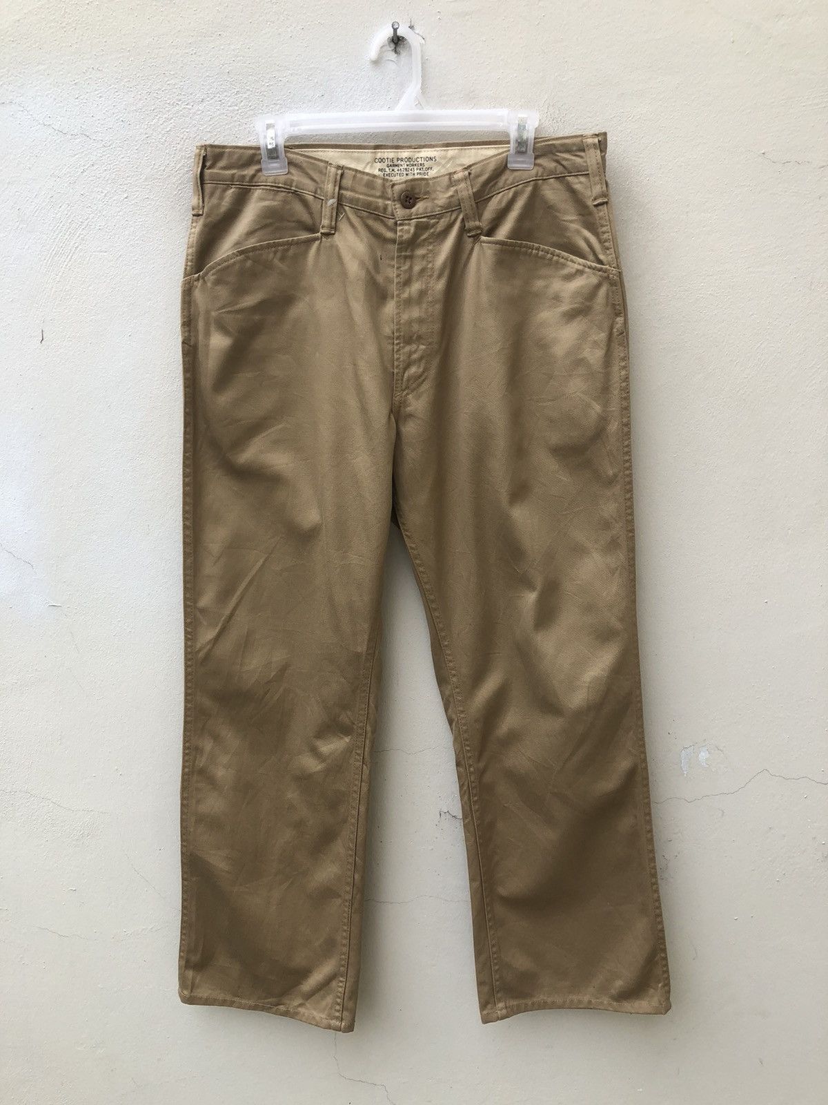 Nepenthes Cootie Original Garments Japan Hand Made Khaki Trouser Pant Size US 32 / EU 48 - 1 Thumbnail