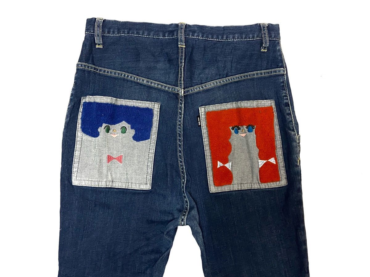 Issey Miyake × Japanese Brand Ne-net by Issey Miyake Indigo Bondage Elastic Waistband Size US 30 / EU 46 - 4 Thumbnail