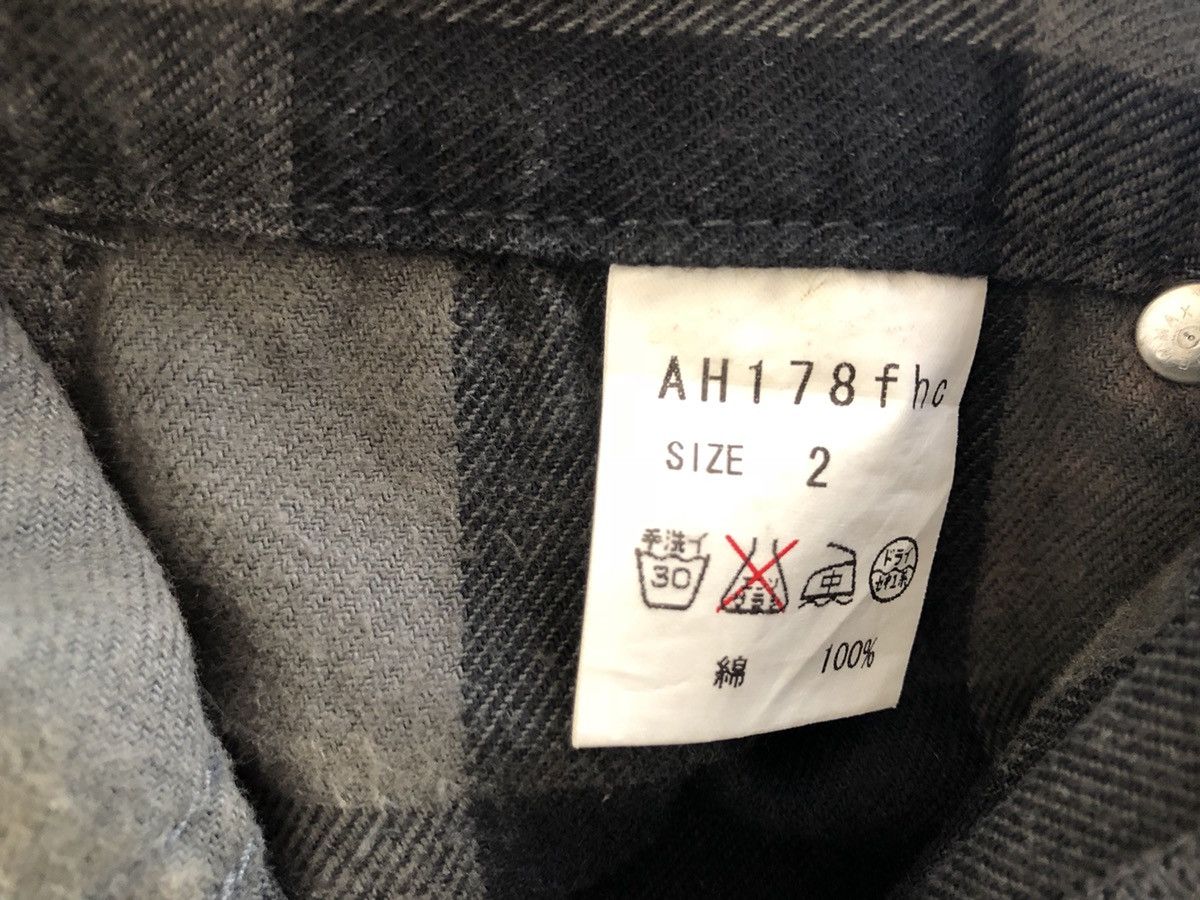 Vintage Japan Brand WORLD WIDE LOVE! Tartan Punk Zipper Bondage Size US 30 / EU 46 - 19 Thumbnail