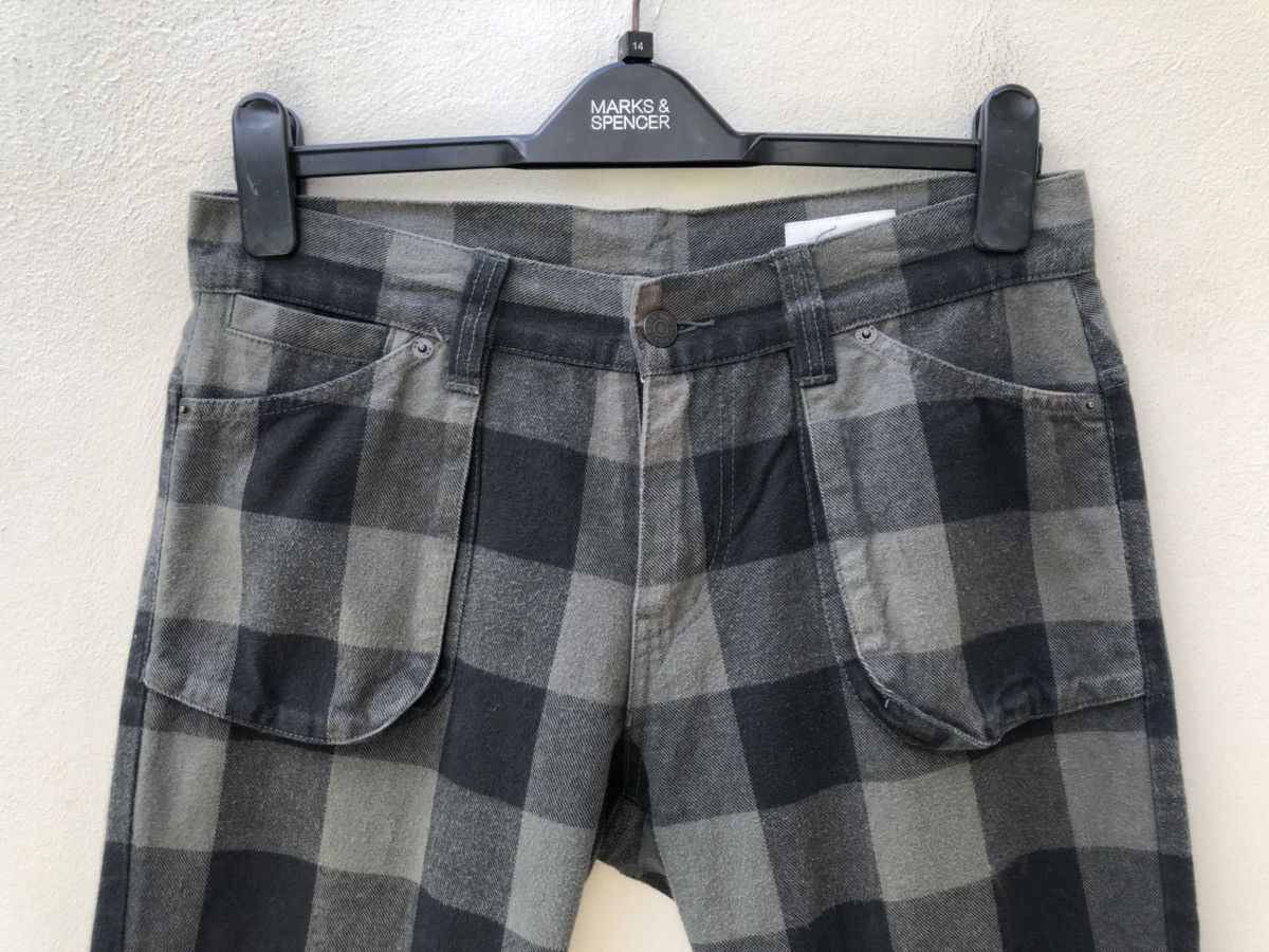 Vintage Japan Brand WORLD WIDE LOVE! Tartan Punk Zipper Bondage Size US 30 / EU 46 - 9 Thumbnail