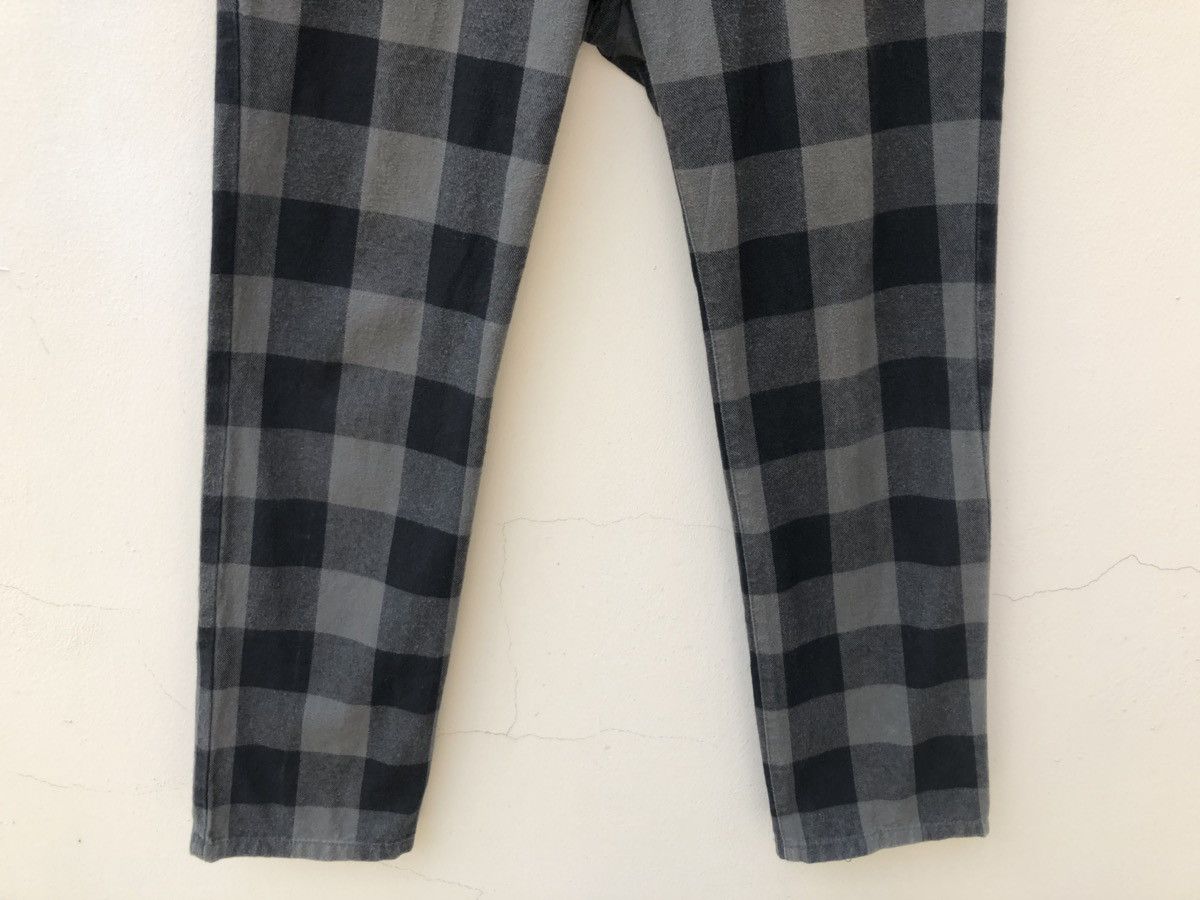 Vintage Japan Brand WORLD WIDE LOVE! Tartan Punk Zipper Bondage Size US 30 / EU 46 - 13 Thumbnail