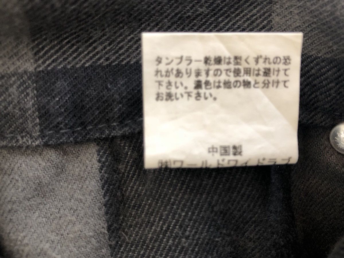 Vintage Japan Brand WORLD WIDE LOVE! Tartan Punk Zipper Bondage Size US 30 / EU 46 - 20 Thumbnail