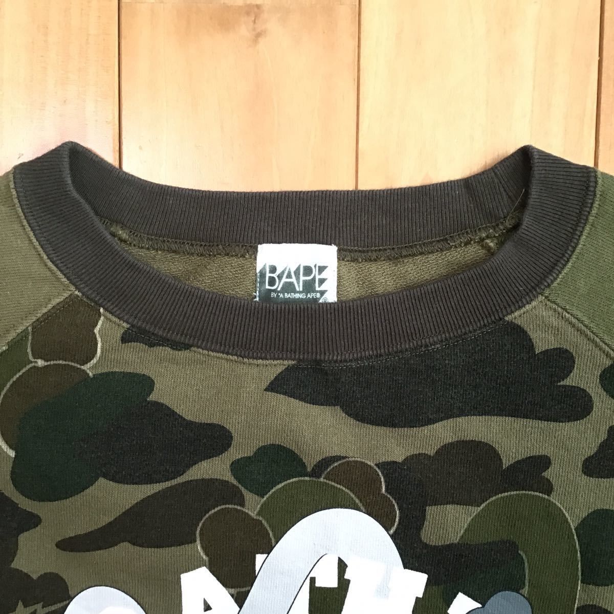 Bape × Kaws KAWS × BAPE camo bendy sweat shirt a bathing ape NIGO Size US M / EU 48-50 / 2 - 5 Thumbnail