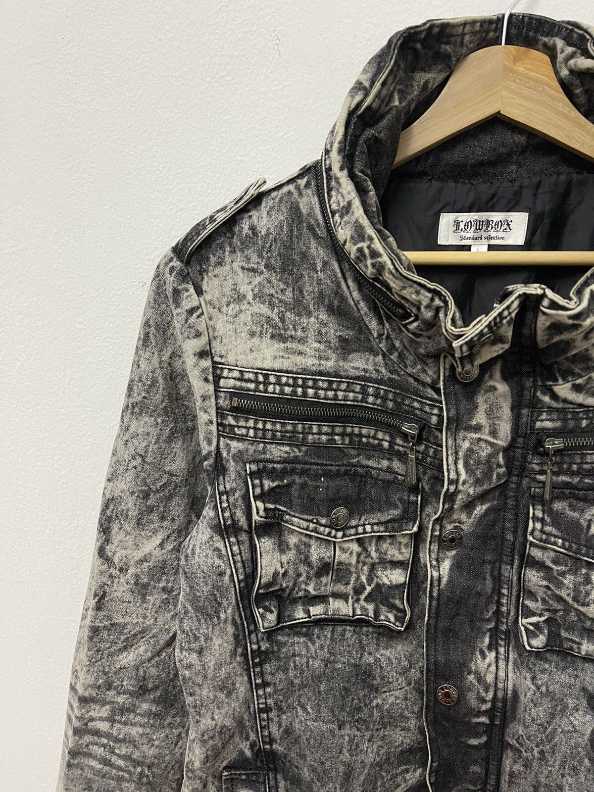 Japanese Brand × Vintage Japanesse Brand Denim Jacket Style Acid Wash Size US M / EU 48-50 / 2 - 2 Thumbnail