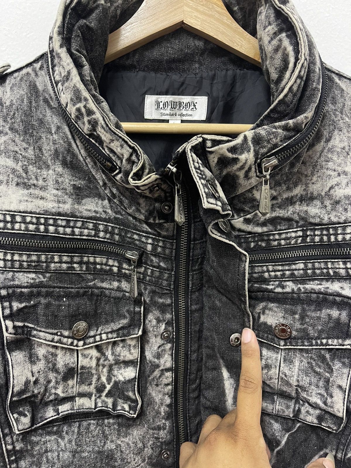 Japanese Brand × Vintage Japanesse Brand Denim Jacket Style Acid Wash Size US M / EU 48-50 / 2 - 6 Thumbnail