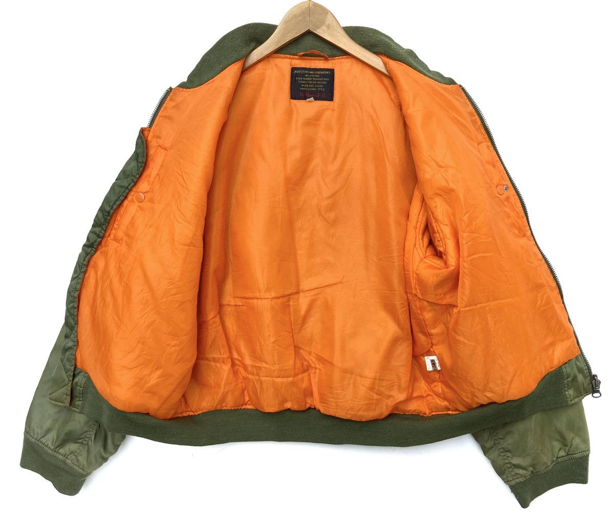 Vintage Vintage 90's Military Flyers Man Bomber Jacket Size M Size US M / EU 48-50 / 2 - 3 Thumbnail