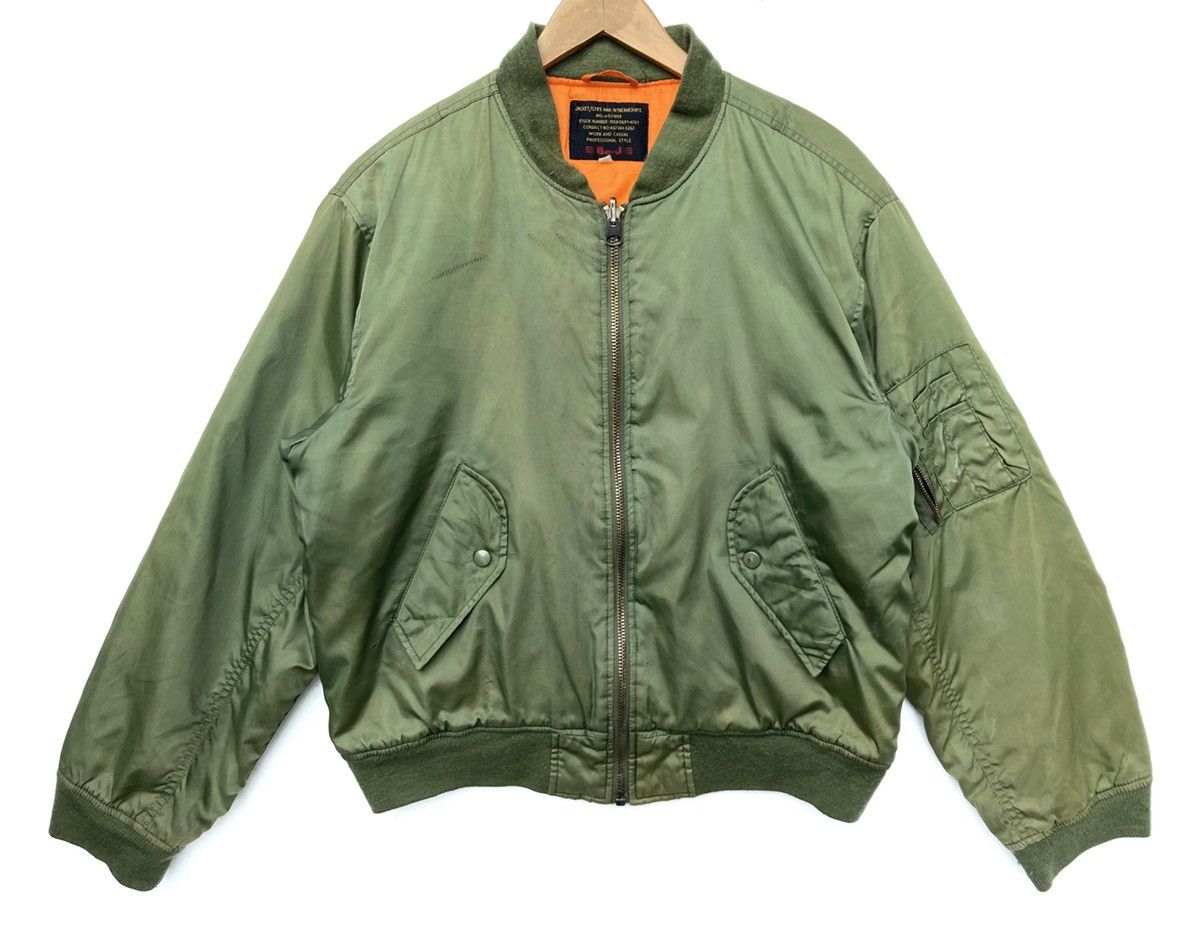 Vintage Vintage 90's Military Flyers Man Bomber Jacket Size M Size US M / EU 48-50 / 2 - 1 Thumbnail