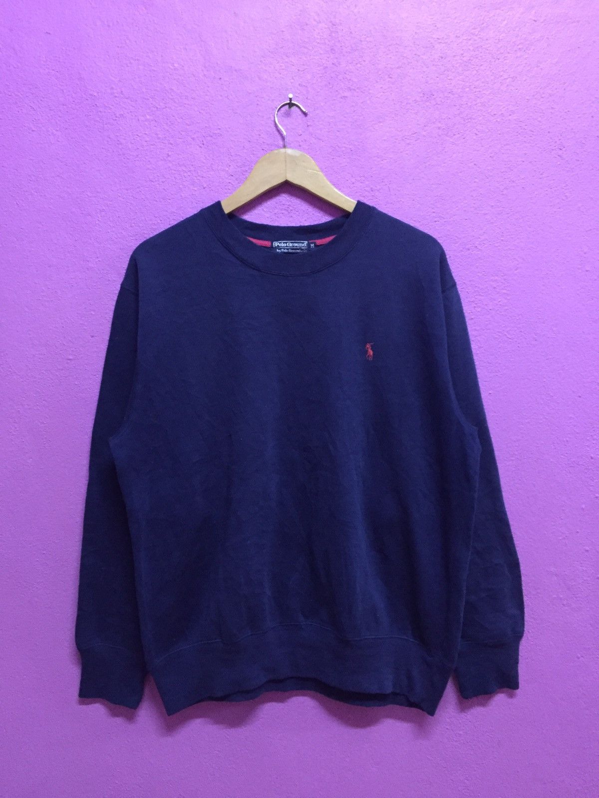 Polo Ralph Lauren Vintage 90’s Polo Ground Sweatshirts Size M Size US M / EU 48-50 / 2 - 1 Thumbnail