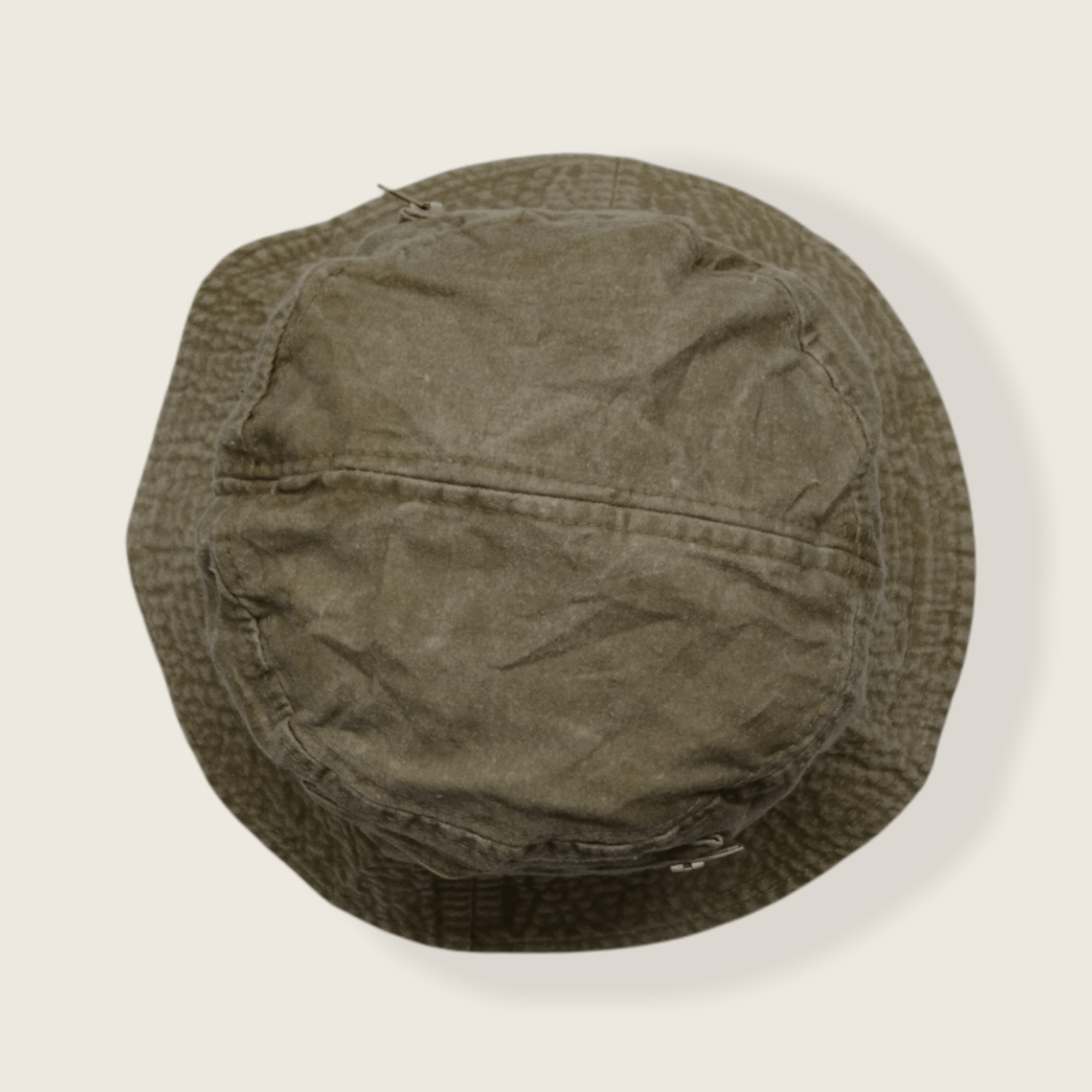 Japanese Brand VINTAGE BUCKET HAT WITH SIDE ZIPPER POCKETS Size ONE SIZE - 10 Thumbnail